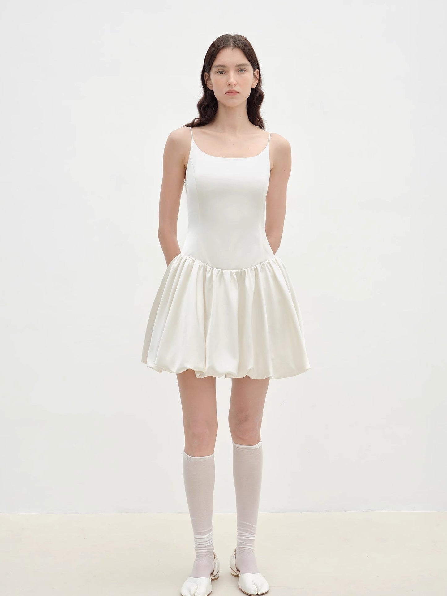 "Ballet" Acetate Satin Luxury Slip Dress