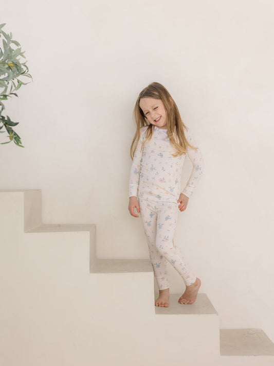 Layne Floral | Bamboo Two Piece Pajamas