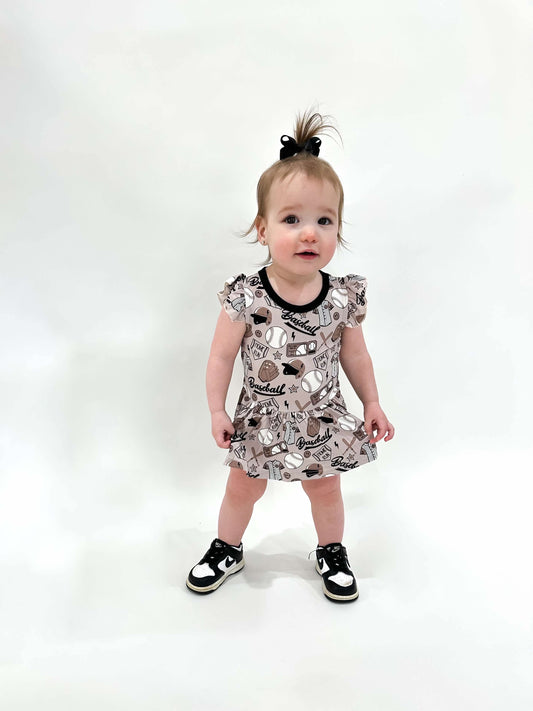 Game Day Bamboo Skirted Romper