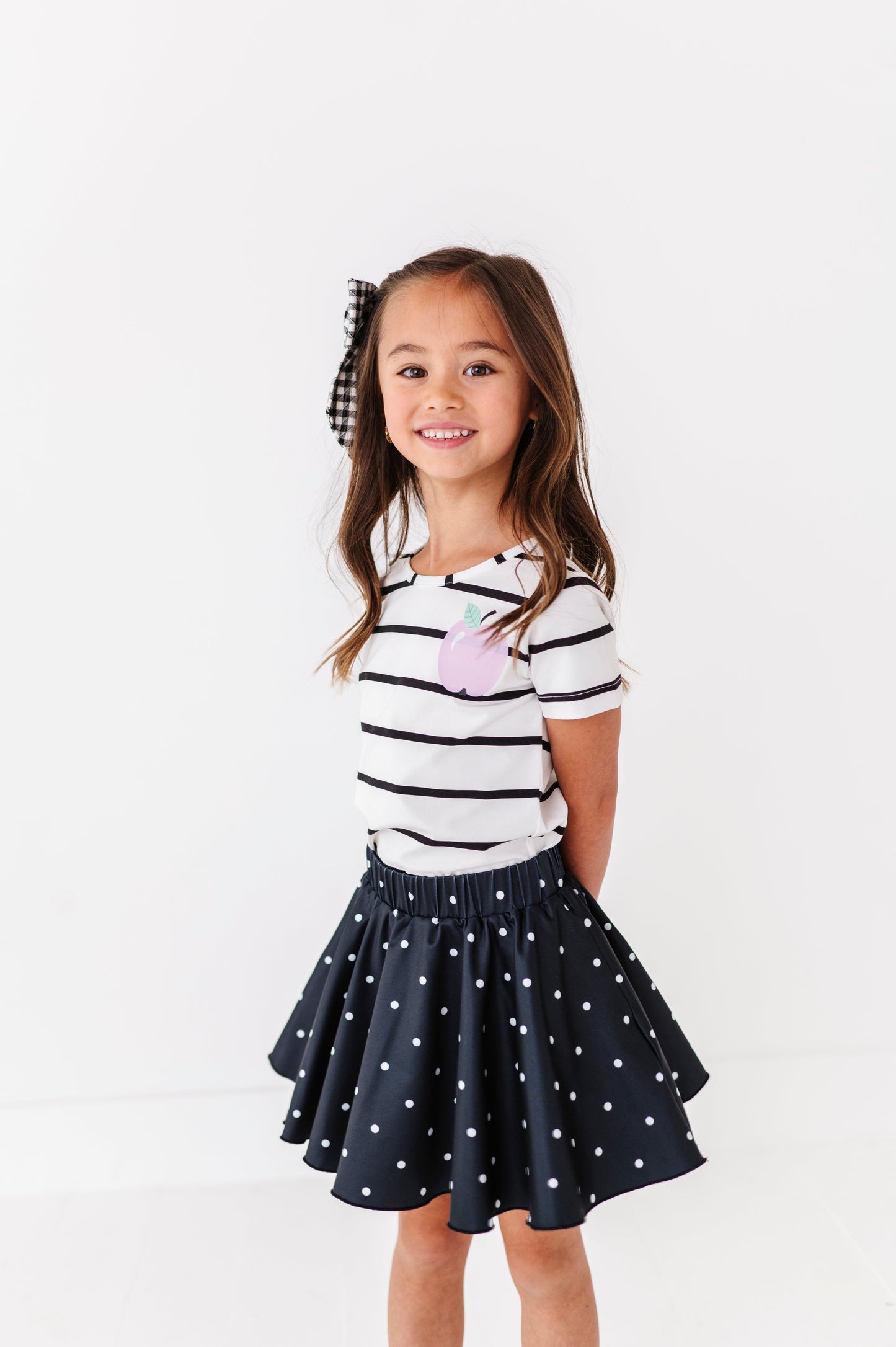 Pocket Apple Stripe Tee