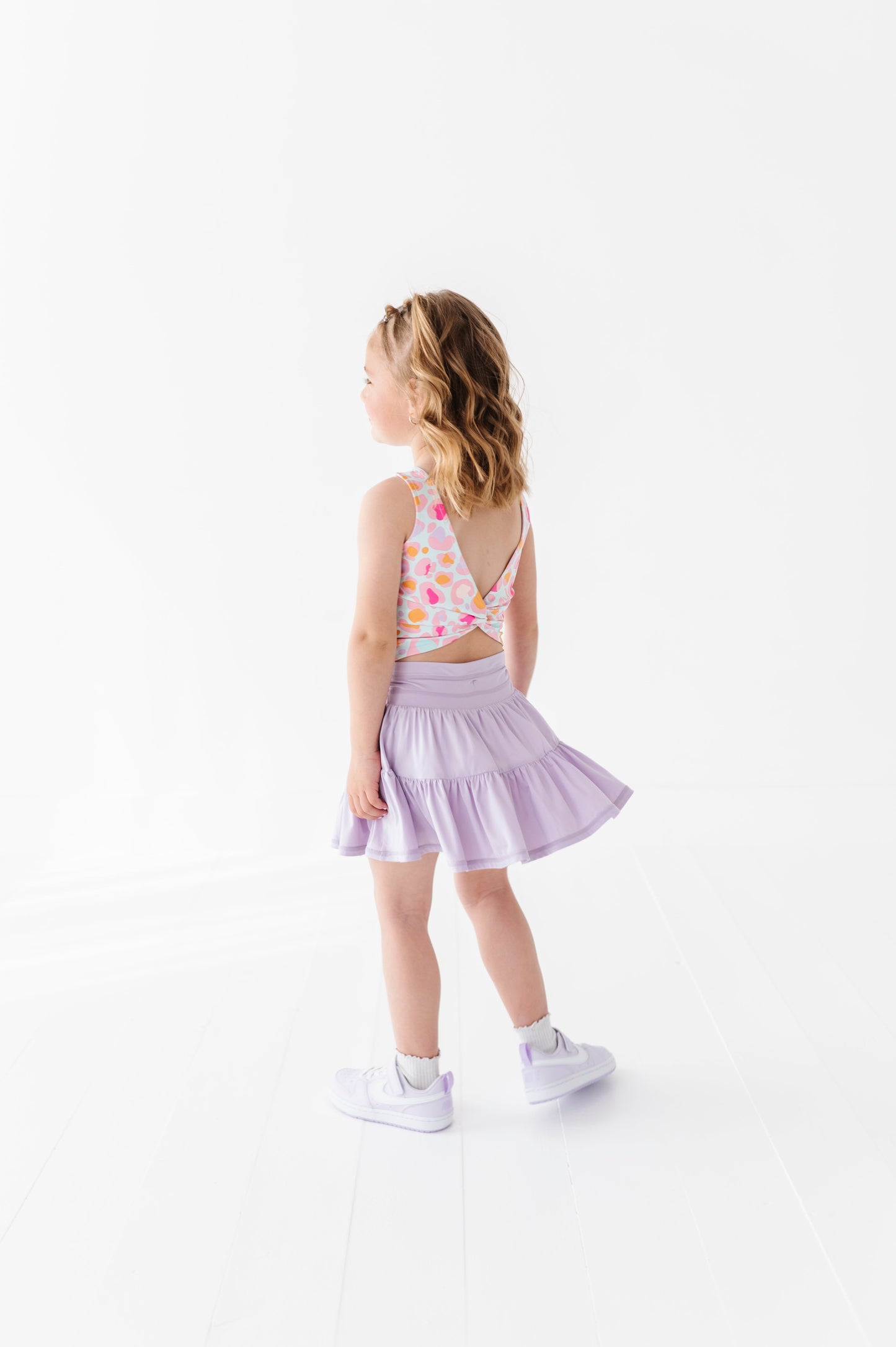 Aqua Leopard | Twisty Back Tank