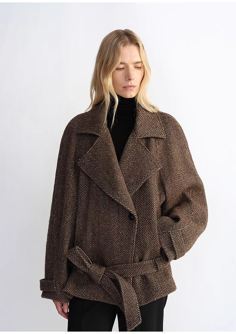 Warm Cocoon Wool Coat