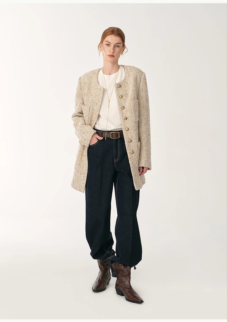 Tweed Pocket Slim Chanel Jacket