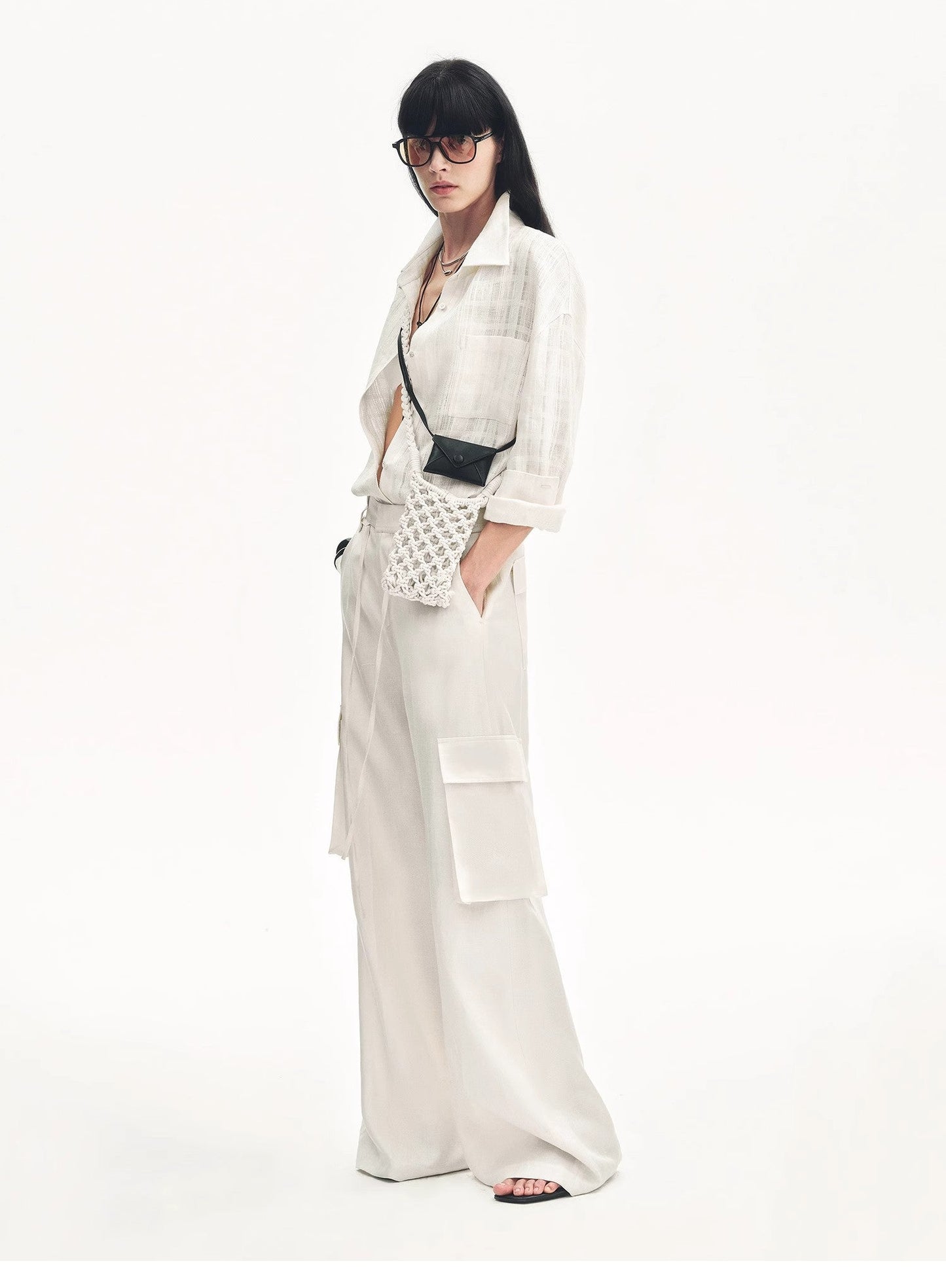 Rhythm in the Same Frequency Tencel Linen Pants