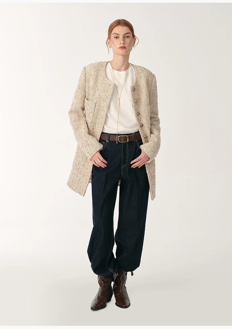 Tweed Pocket Slim Chanel Jacket