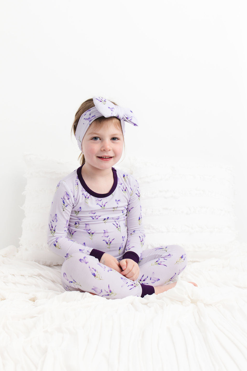 Estella (Lavender Butterfly) Long Sleeve PJ's BDLJ