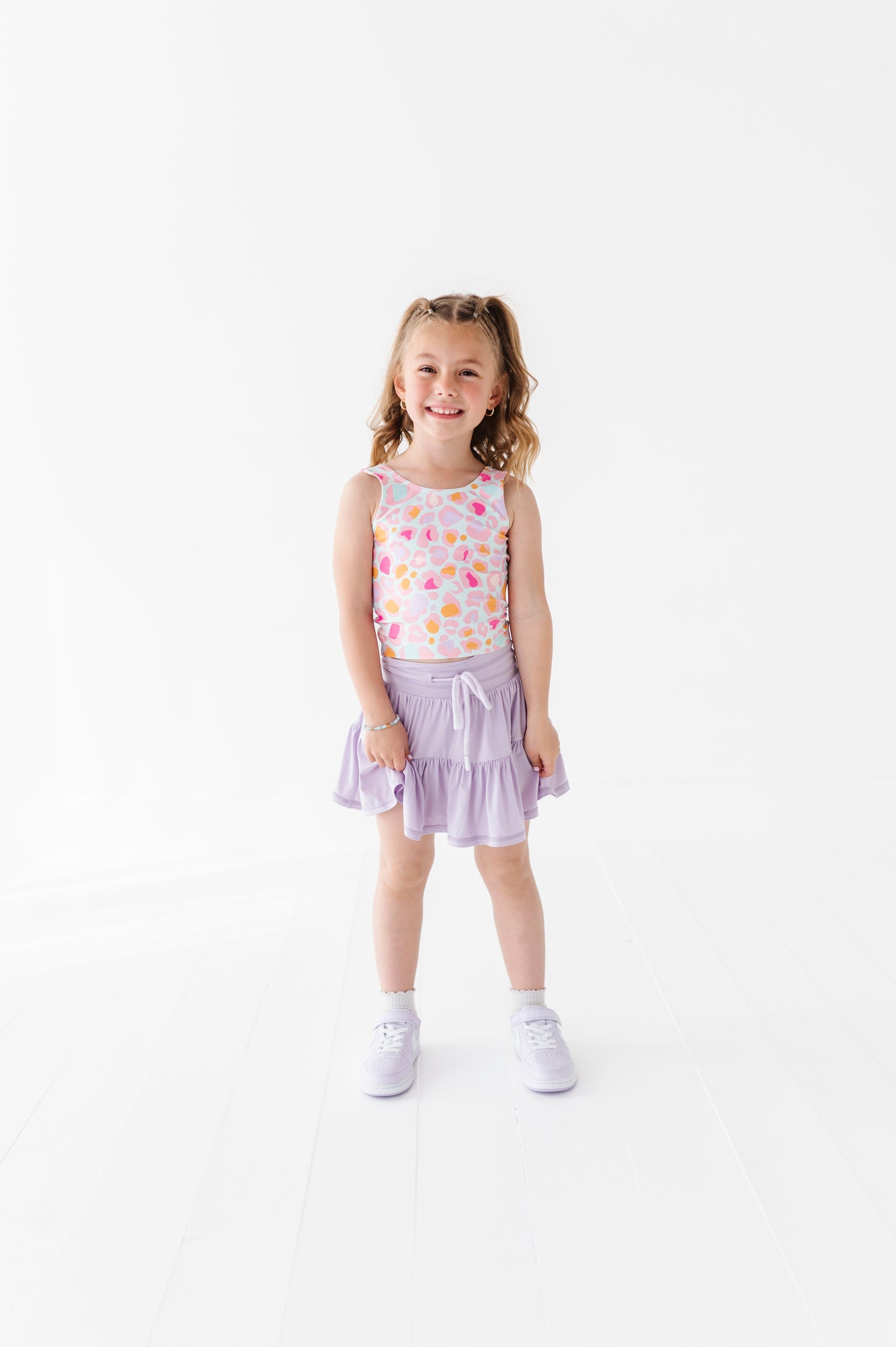 Aqua Leopard | Twisty Back Tank