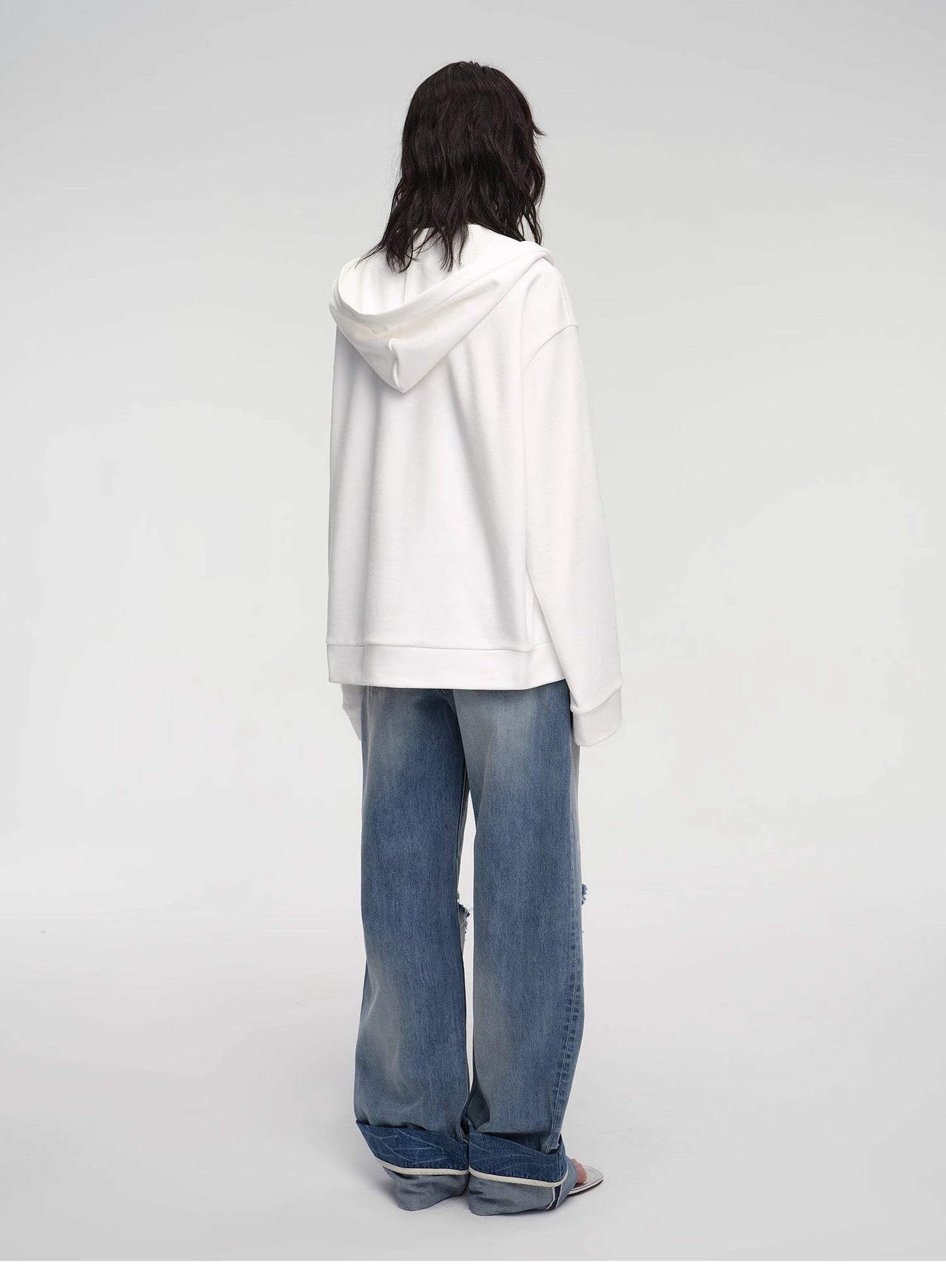 Leisure Style Handmade Embroidery Sequins Sweatshirt