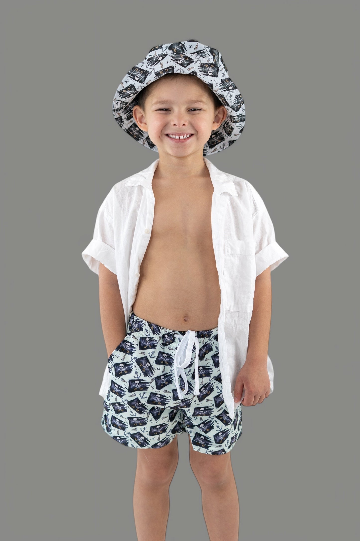 PIRATE CREW BOY'S DREAM SWIM TRUNKS