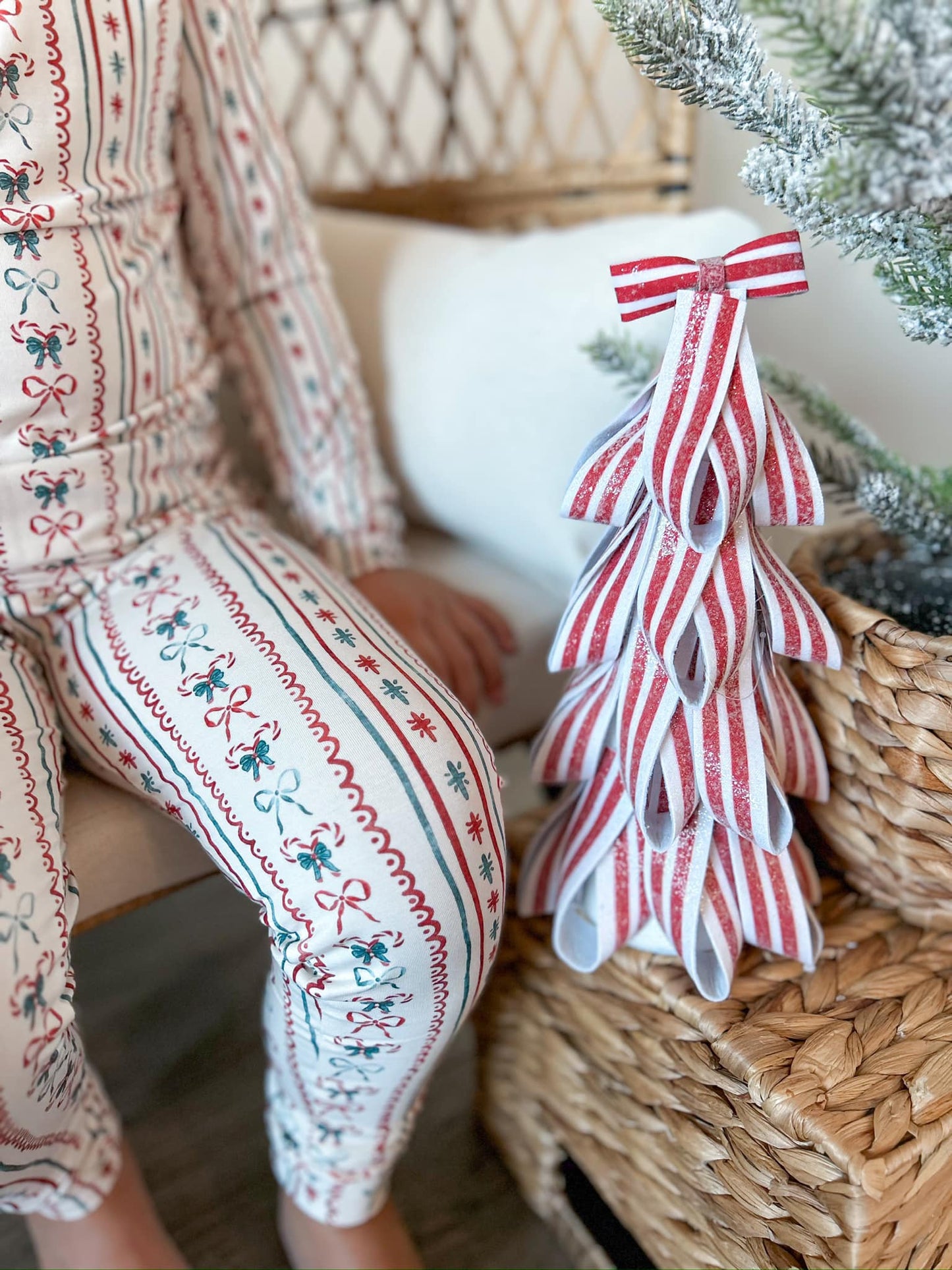 Candy Cane Lane Bamboo Zippy Pajamas