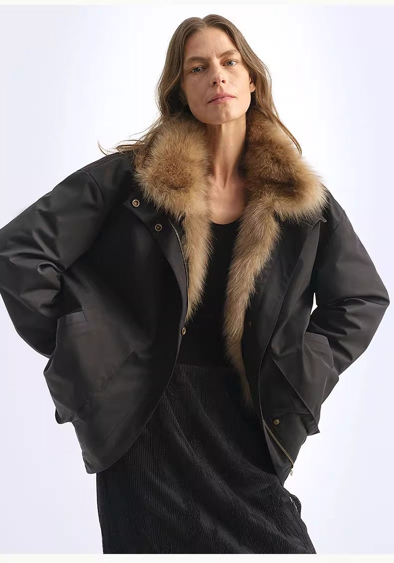 Removable Fox Fur Parka