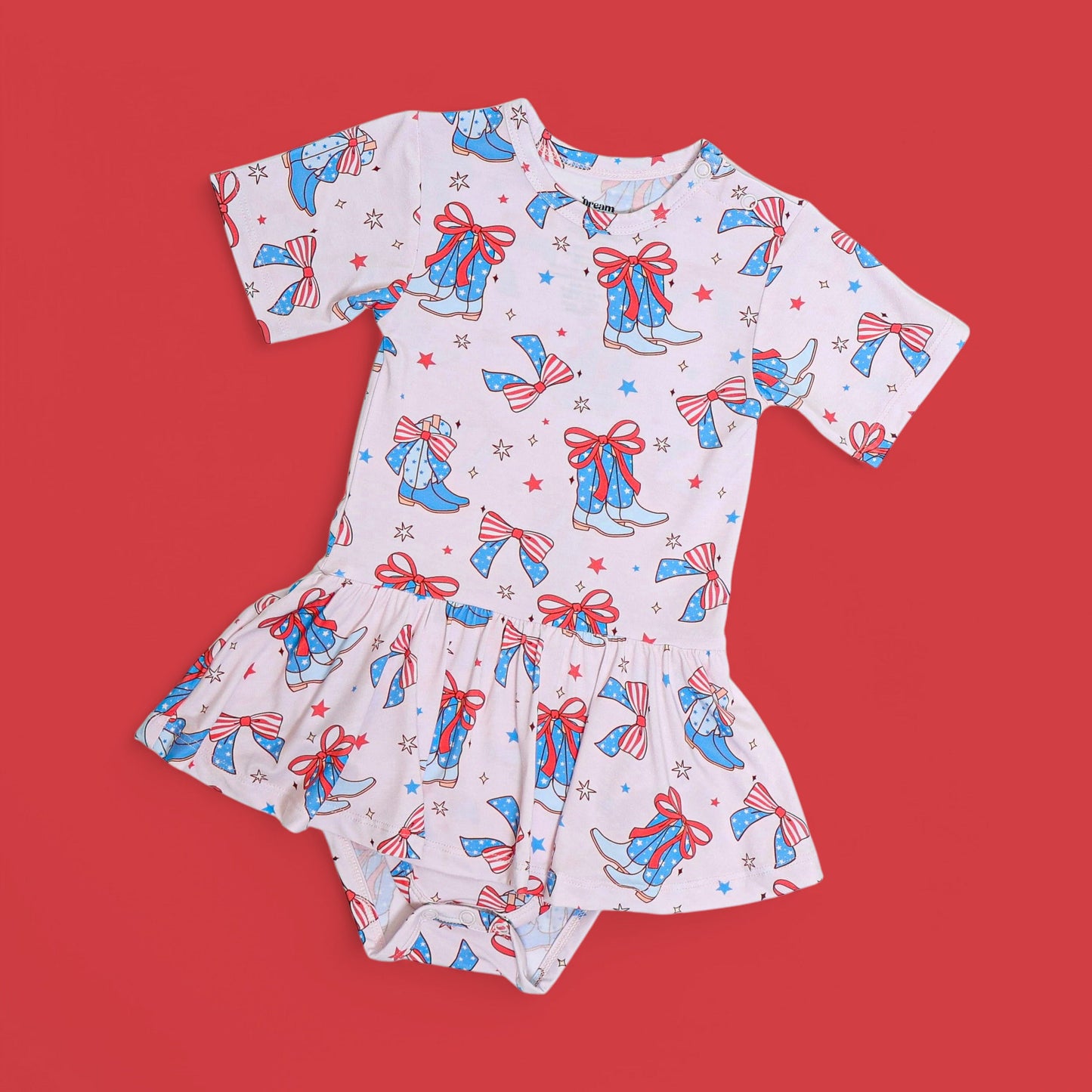USA BOOTS N' BOWS DREAM BODYSUIT DRESS