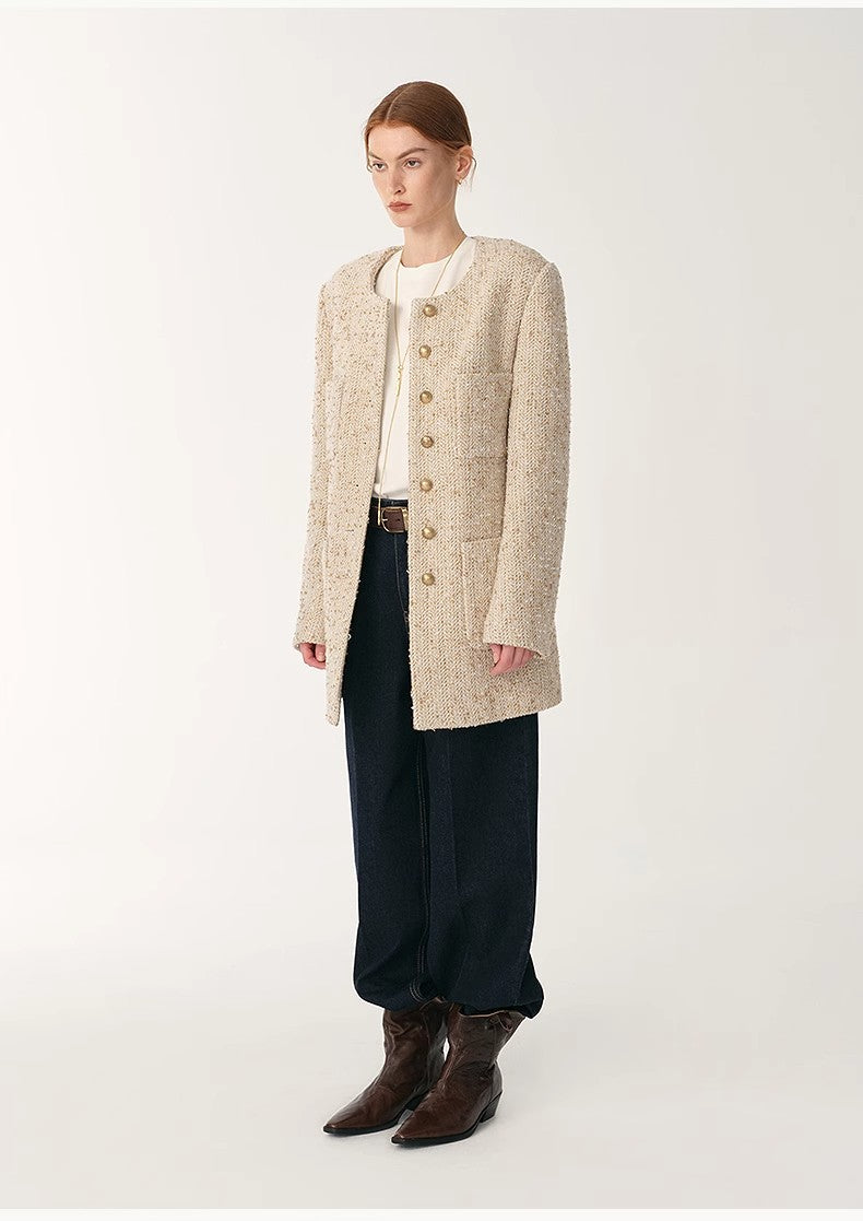 Tweed Pocket Slim Chanel Jacket