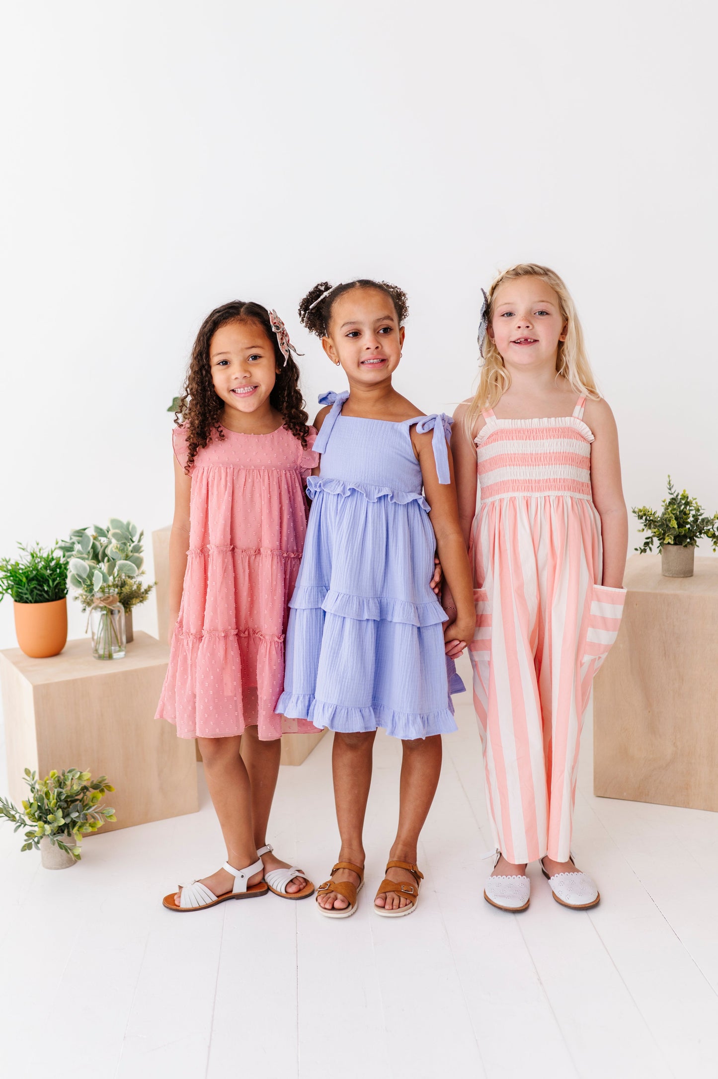 Ocean | Ruffle Strappy Twirl Dress