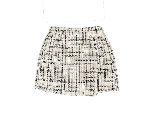 AA Lavender Tweed Ruffle Skort