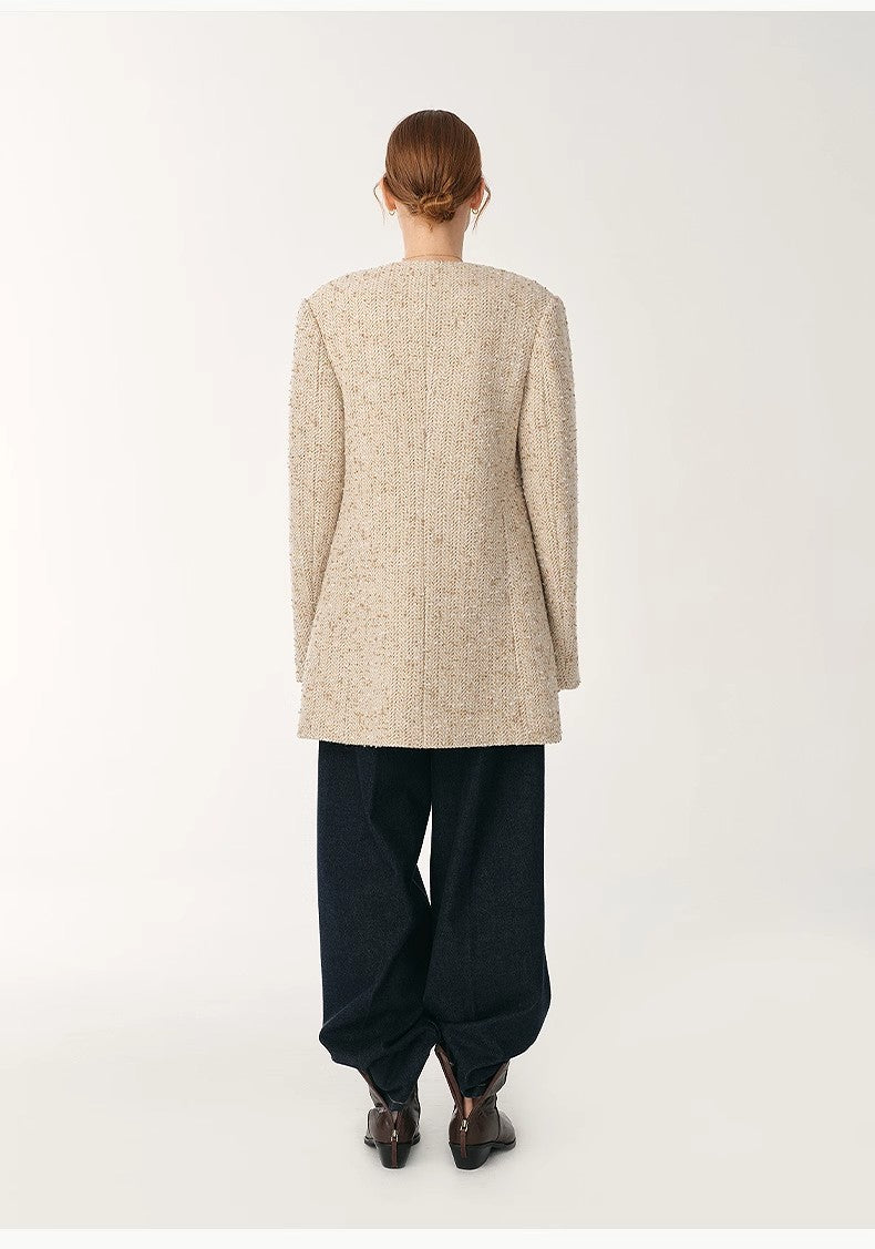 Tweed Pocket Slim Chanel Jacket