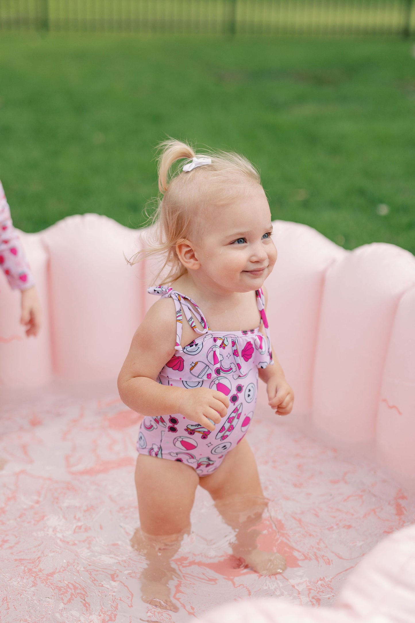 EXCLUSIVE BEACHIN’ IT WITH BRYNNLEIGH DREAM SPAGHETTI ONE PIECE SWIM SUIT