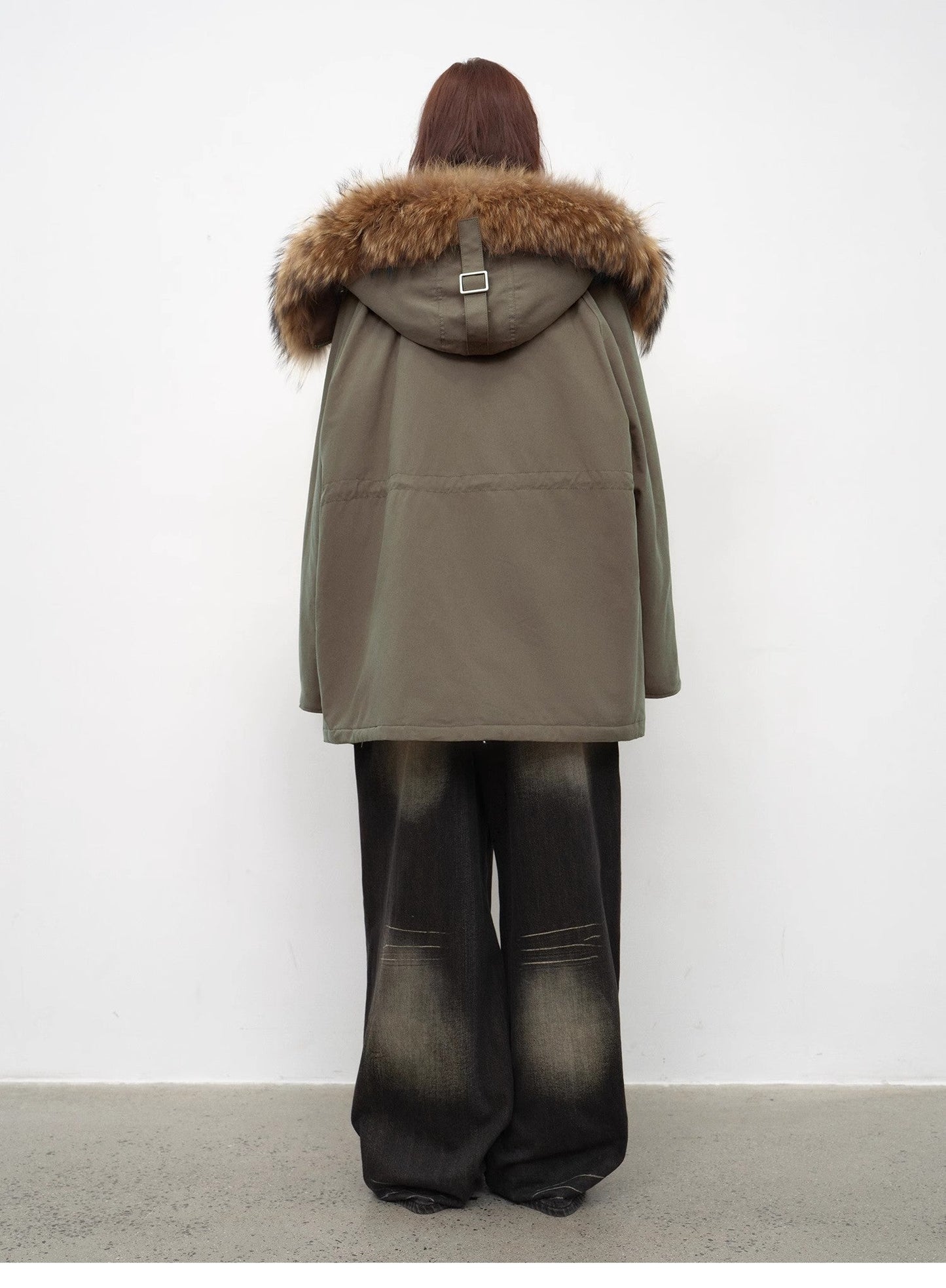 Coastal Highway II Hooded Raccoon Duck Down Parka