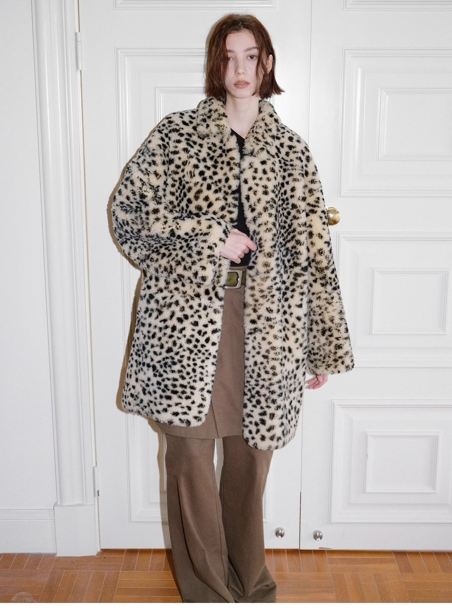 Leopard Print Sniper Coat