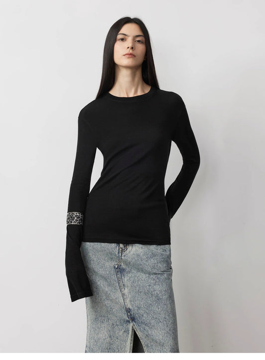 Lyocell Wool Stretch Tee