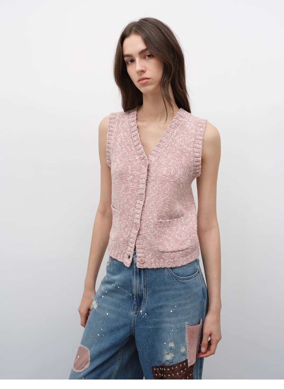 Stacking Rehearsal Knitted Vest