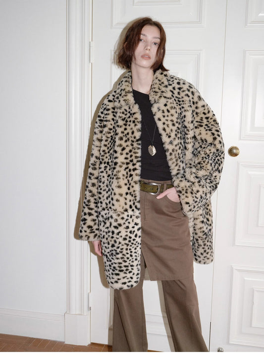 Leopard Print Sniper Coat