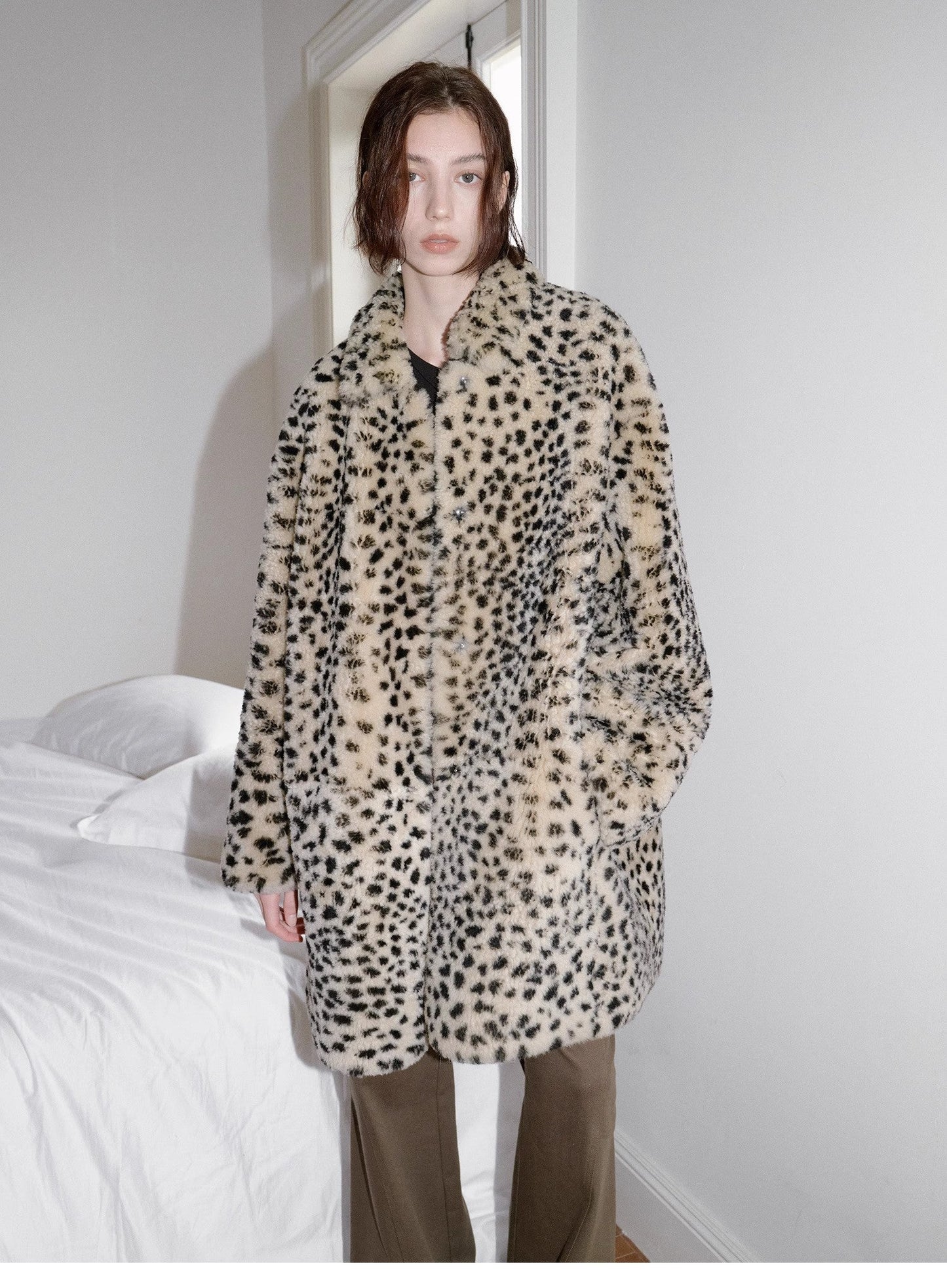 Leopard Print Sniper Coat