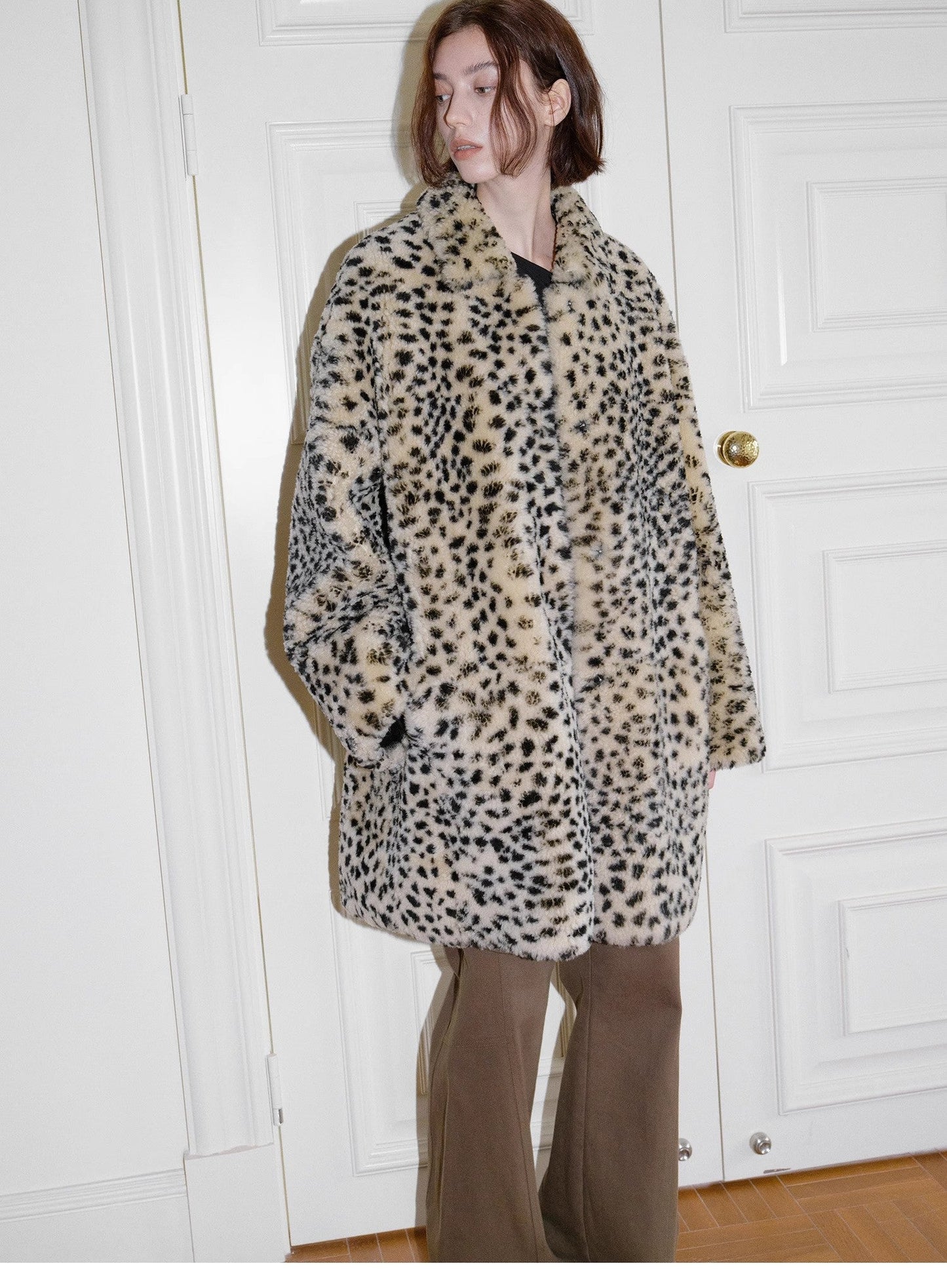 Leopard Print Sniper Coat