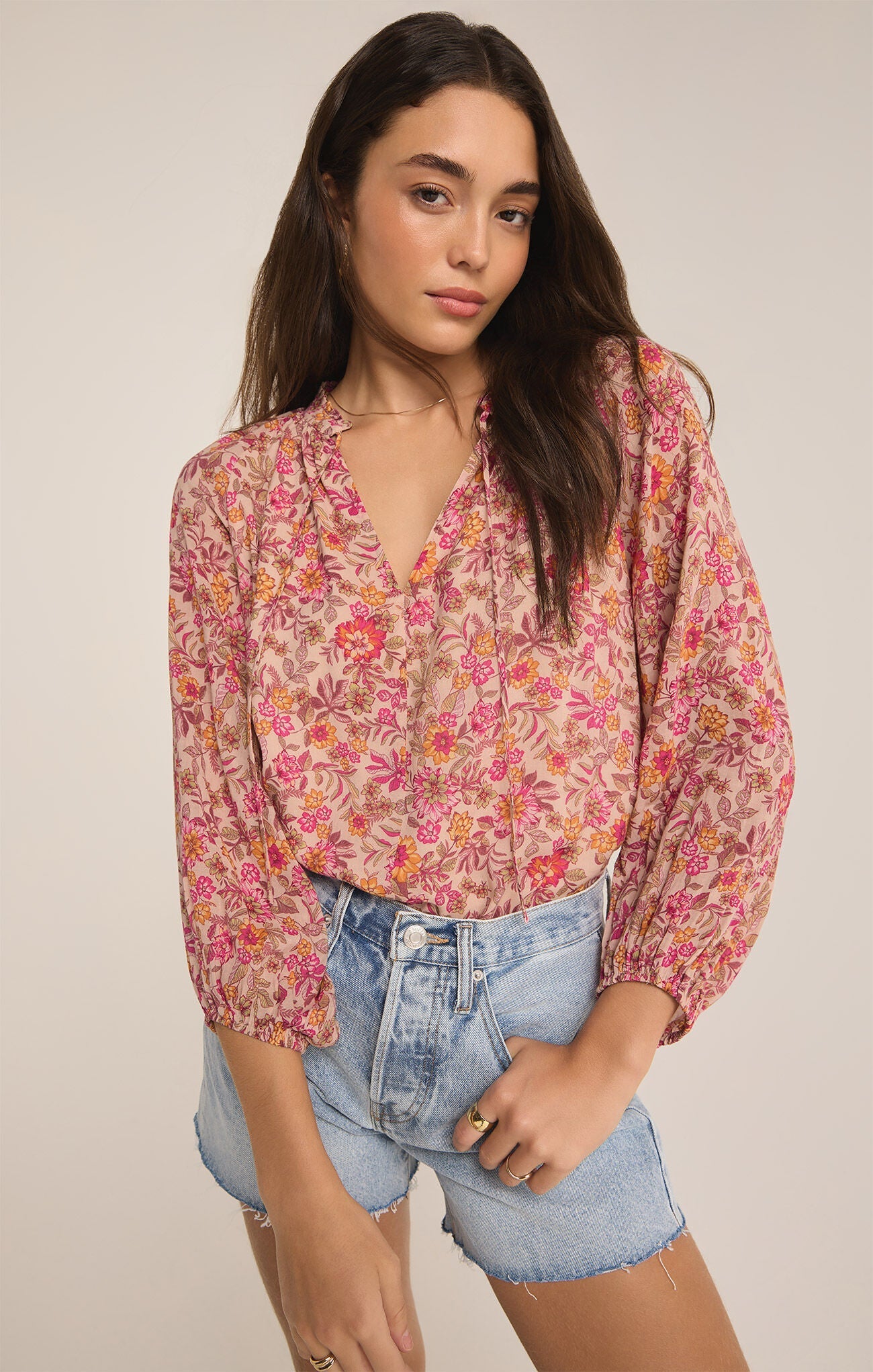 CARINE LIMA FLORAL TOP