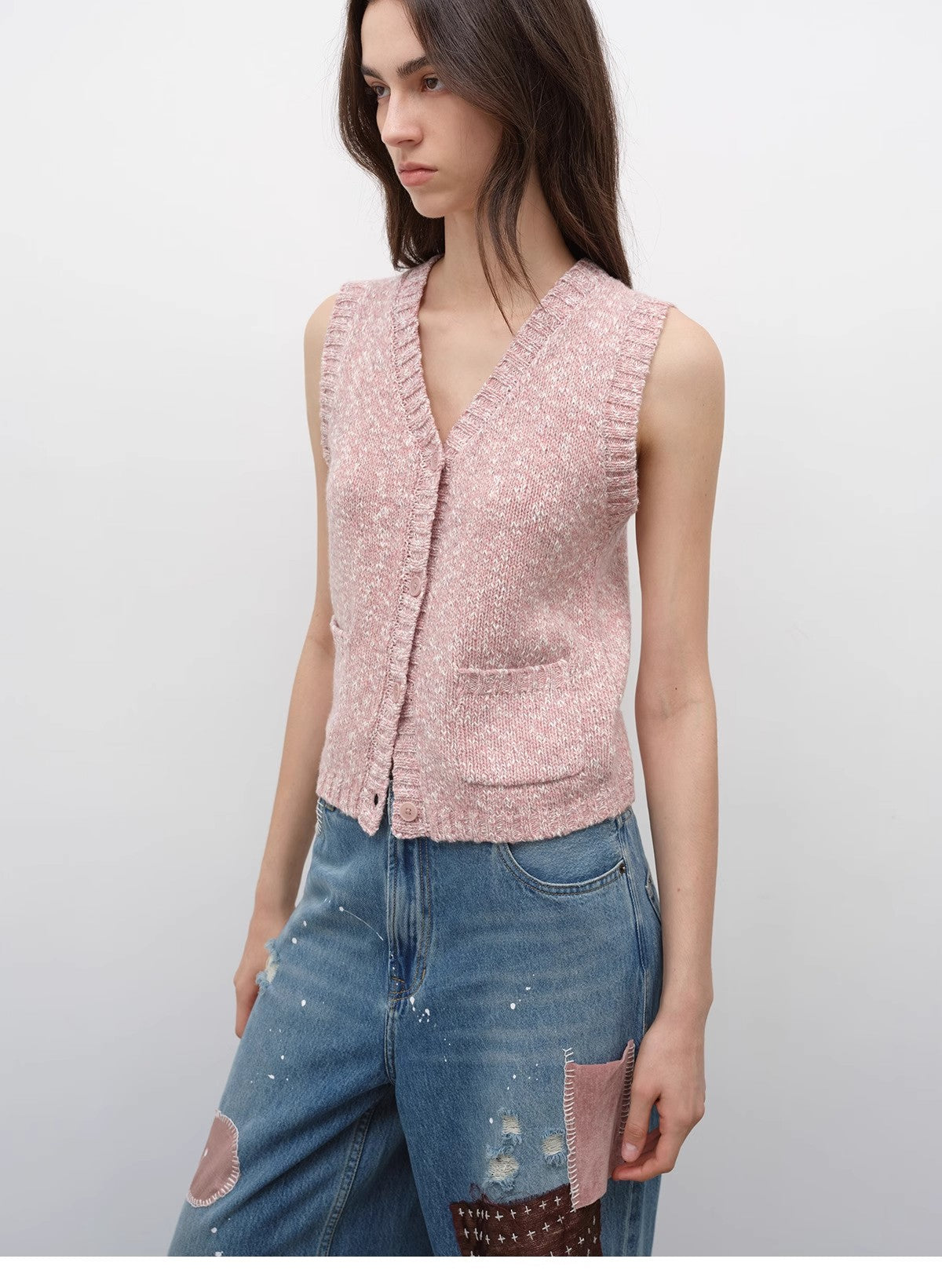 Stacking Rehearsal Knitted Vest