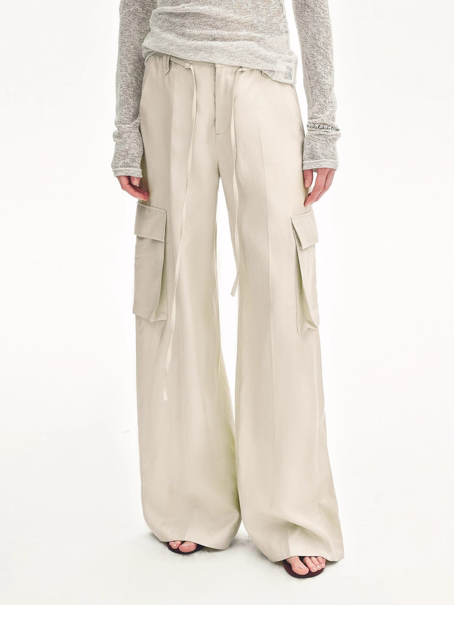 Rhythm in the Same Frequency Tencel Linen Pants