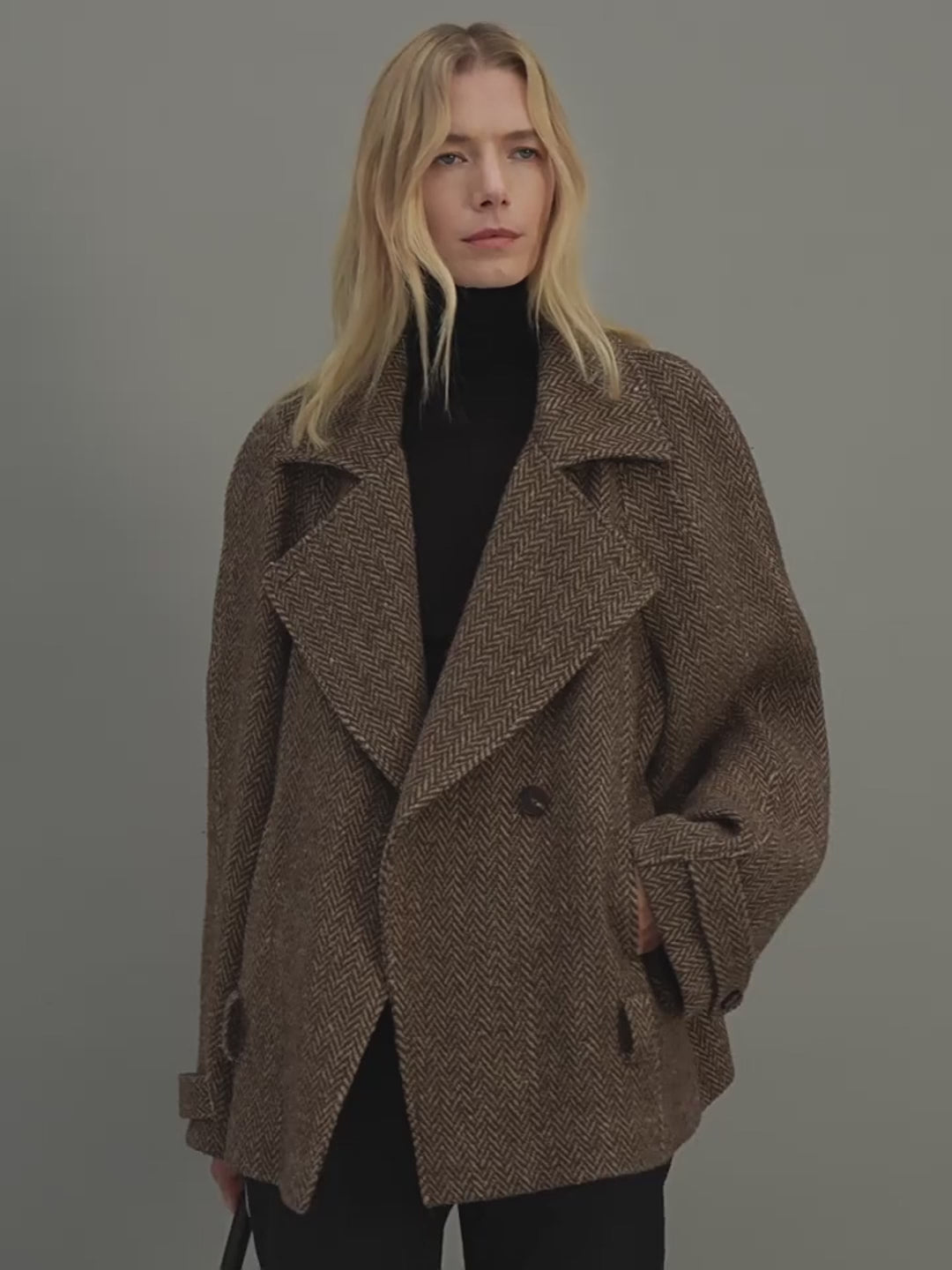 Warm Cocoon Wool Coat