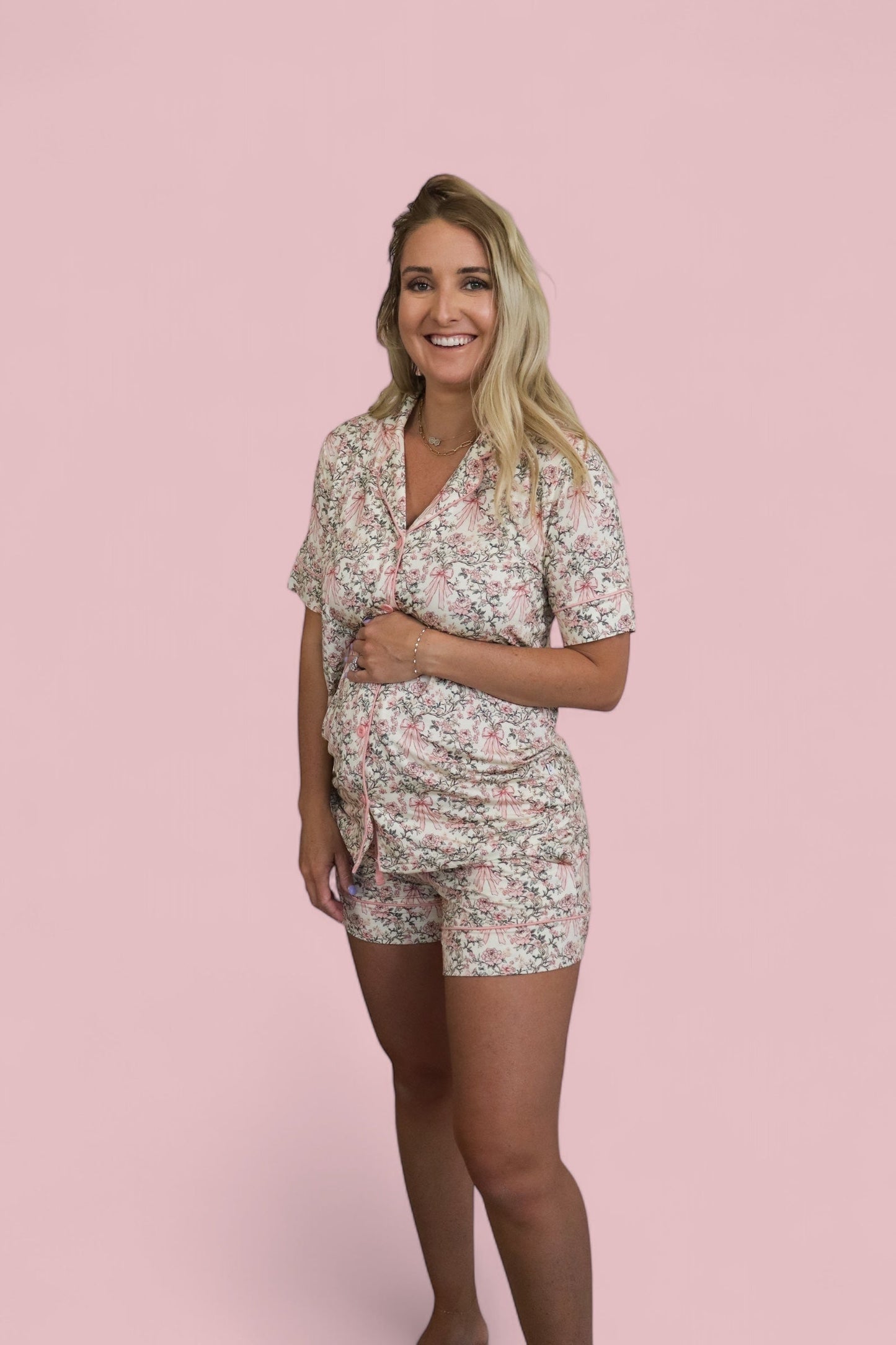 VICTORIAN BLOOM WOMEN’S DREAM SHORT SET