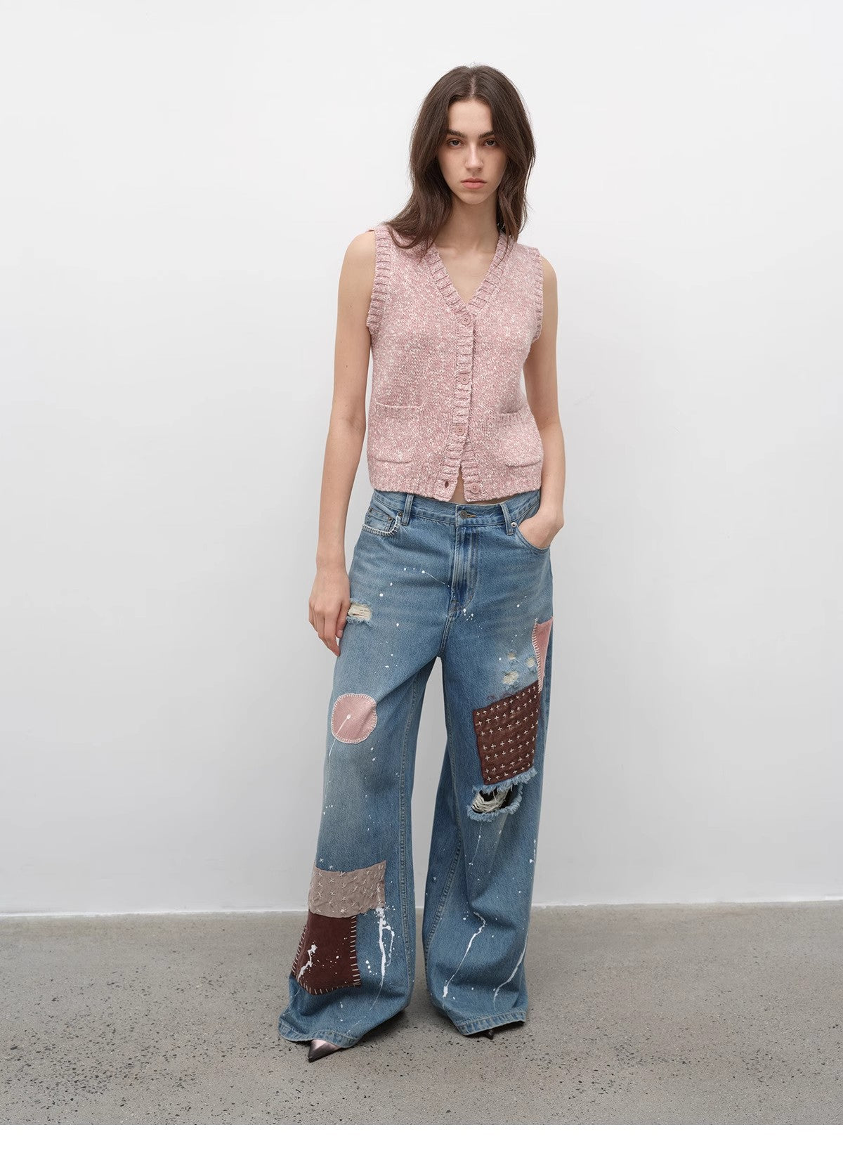 Stacking Rehearsal Knitted Vest