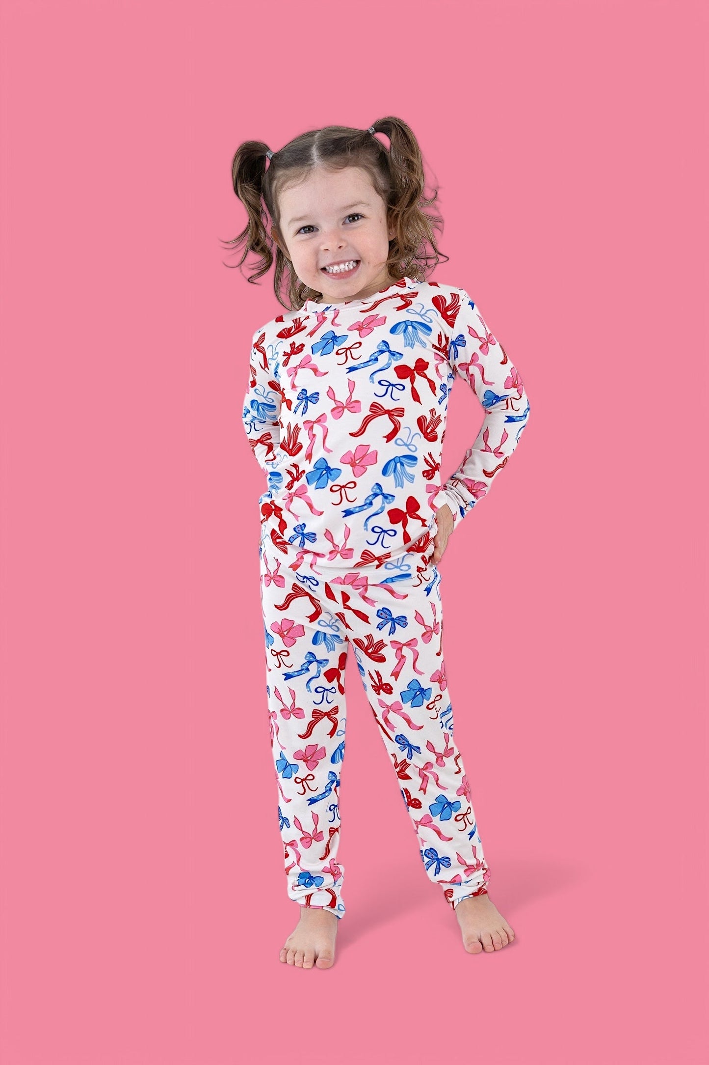RED, WHITE AND BOWS DREAM SET