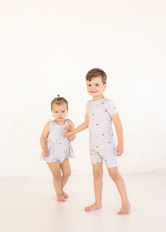 Mushroom | Bamboo Short Set