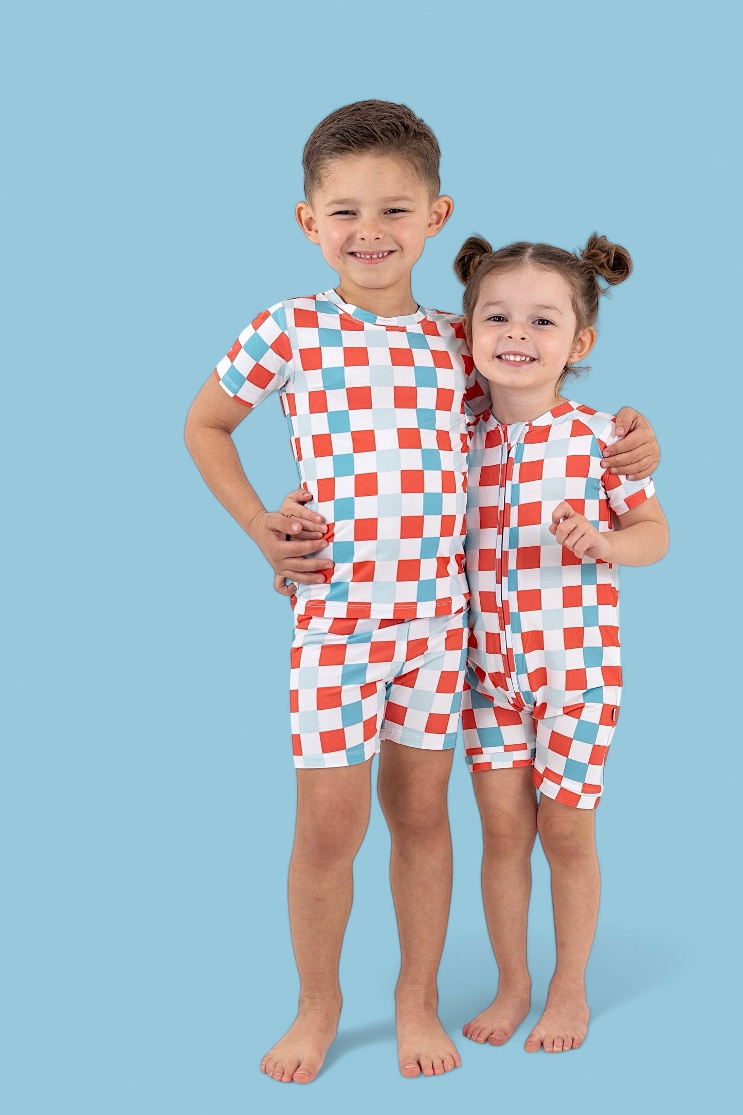 USA CHECKERS DREAM SHORTIE