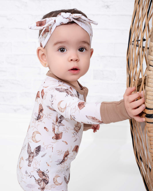 Feathers and Fables(Owl)TENCEL™ Modal Romper