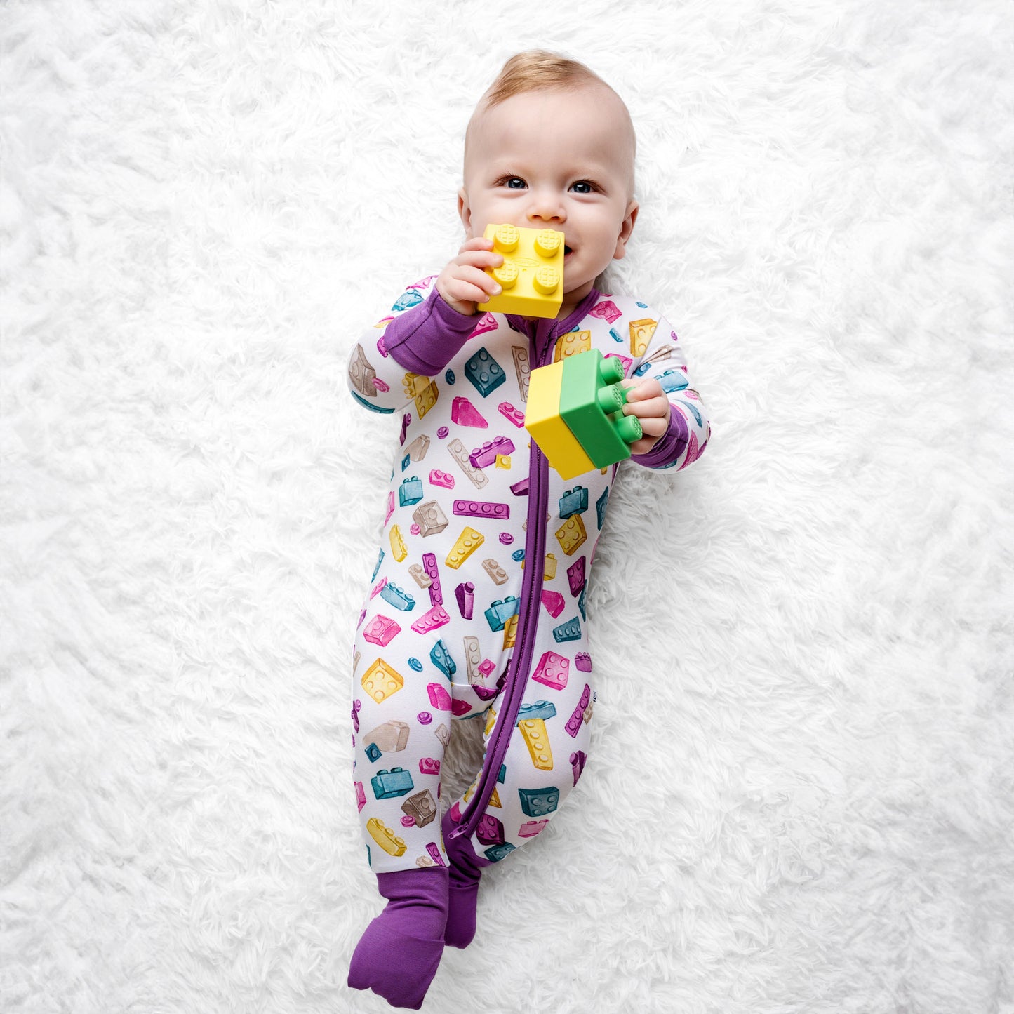 Block Party (Purple) Romper BDLJ