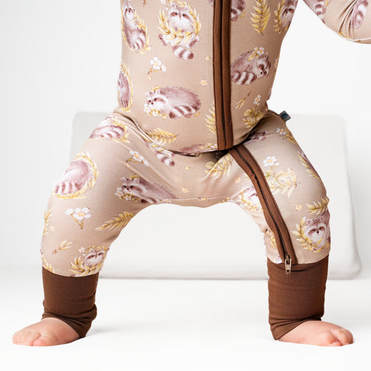 Raccoon Rascals Romper BDLJ