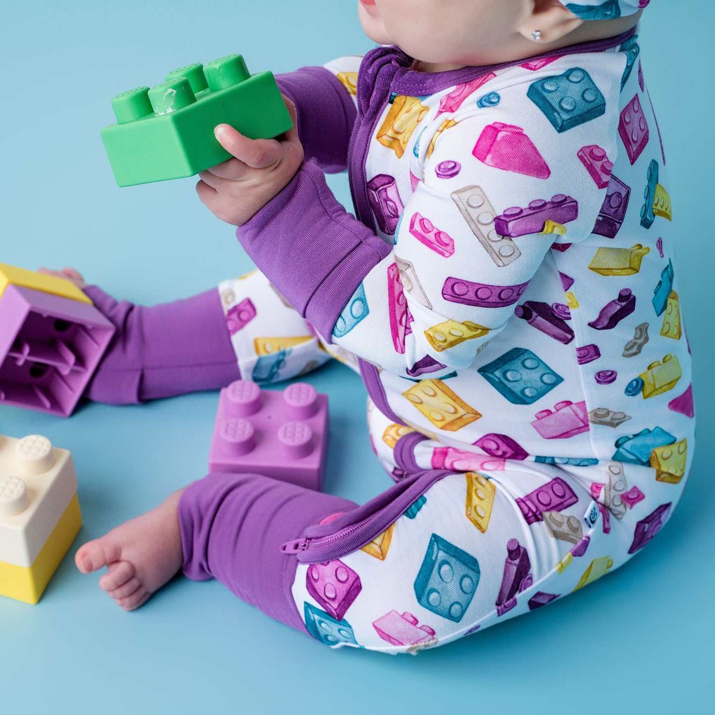 Block Party (Purple) Romper BDLJ