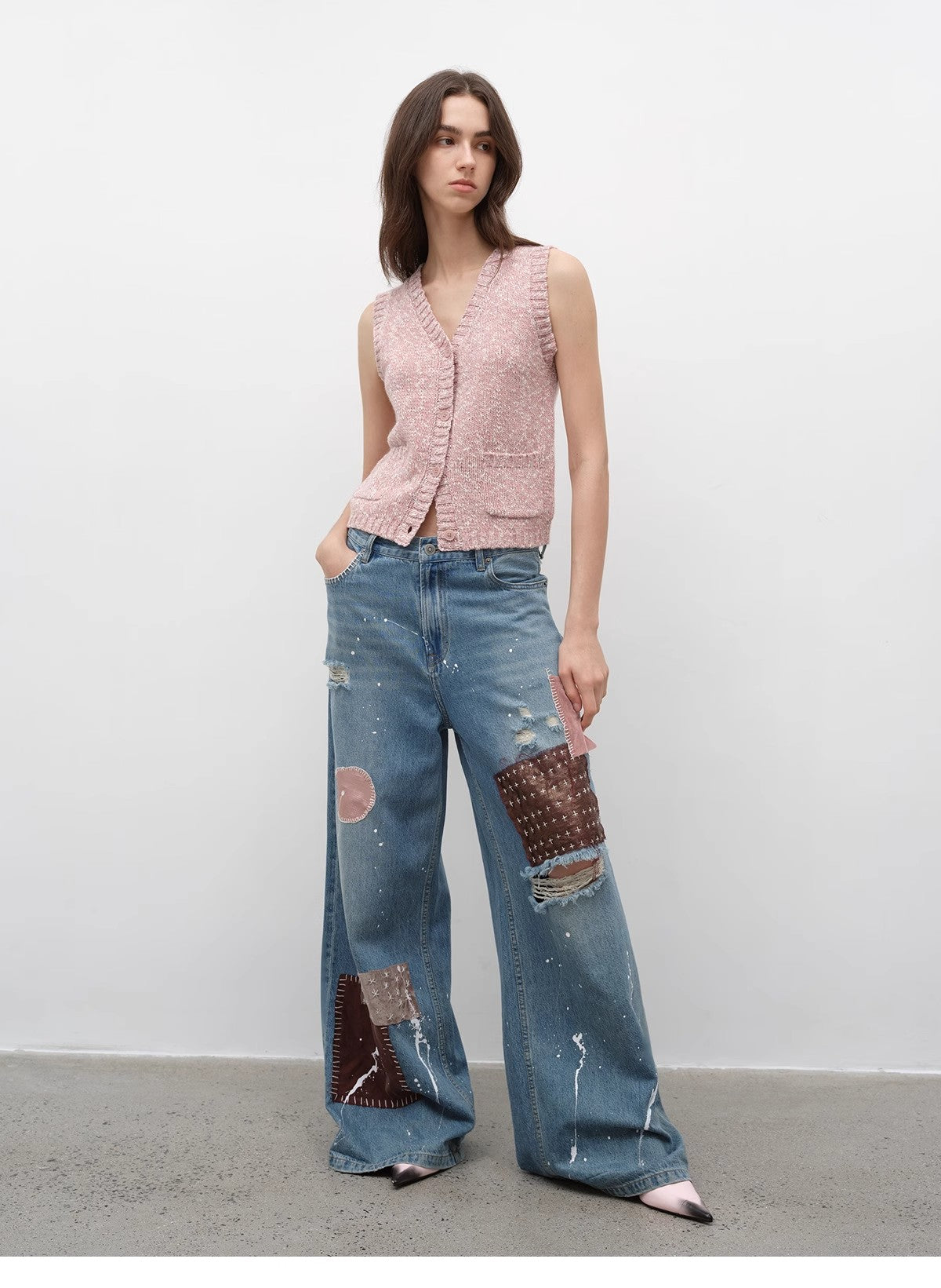 Stacking Rehearsal Knitted Vest