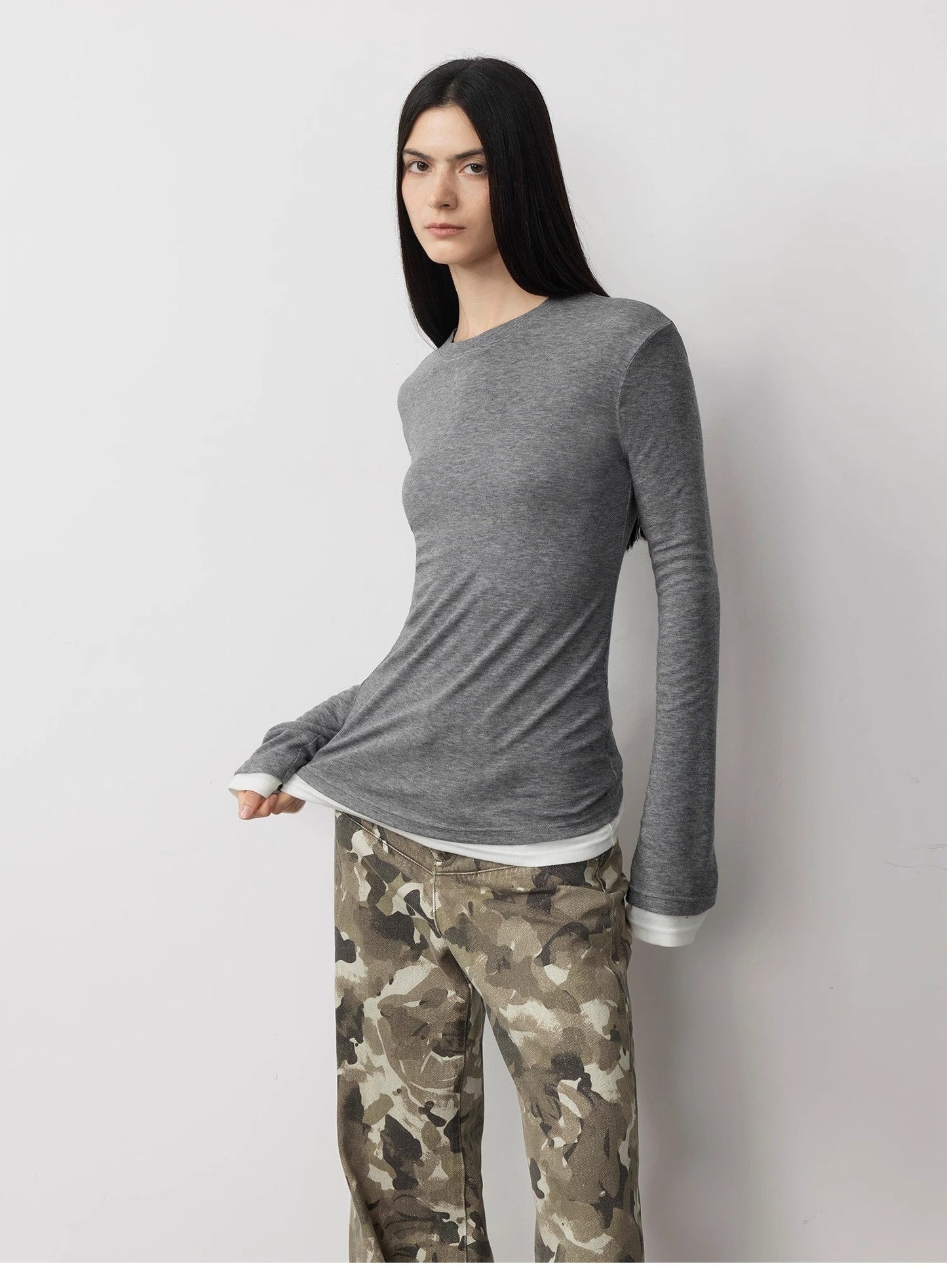 Lyocell Wool Stretch Tee