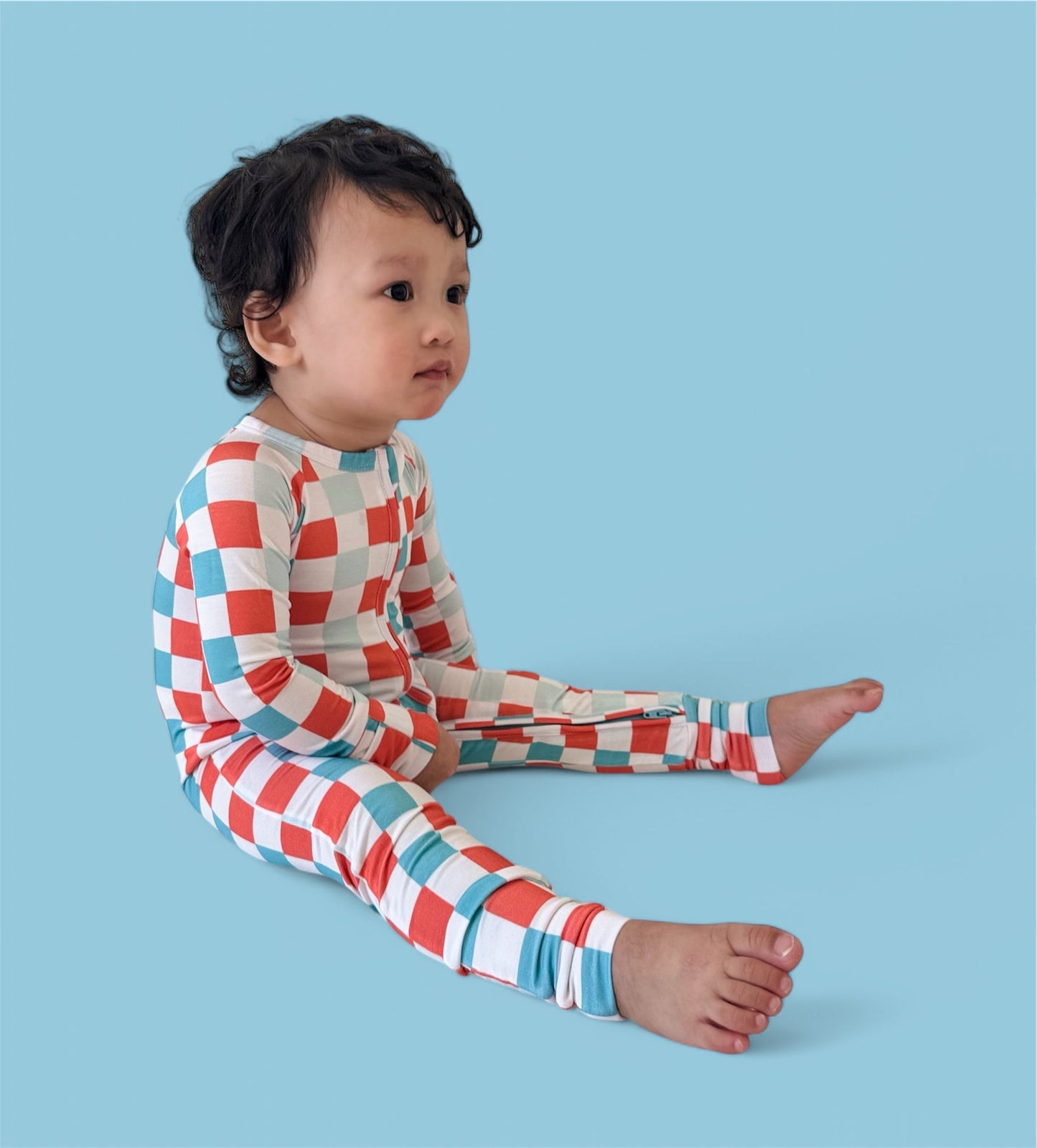 USA CHECKERS DREAM ROMPER