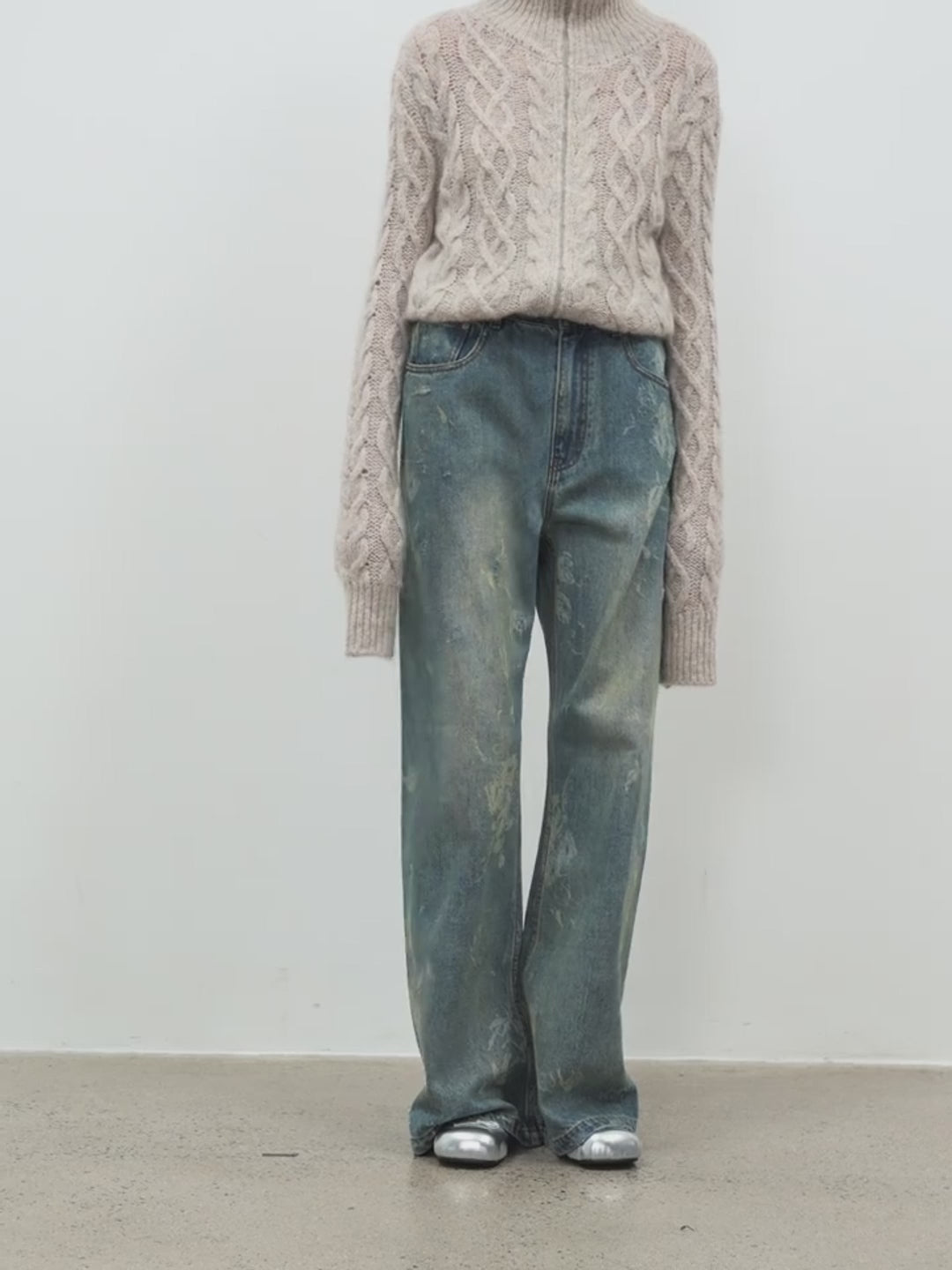 Denim Shadow Jeans