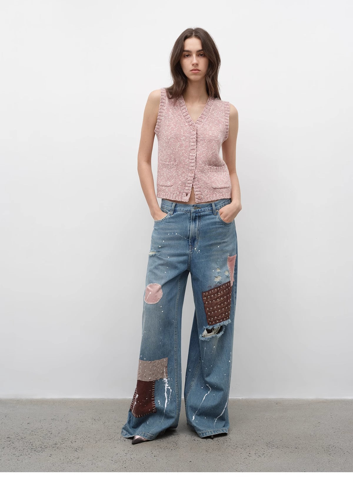 Stacking Rehearsal Knitted Vest
