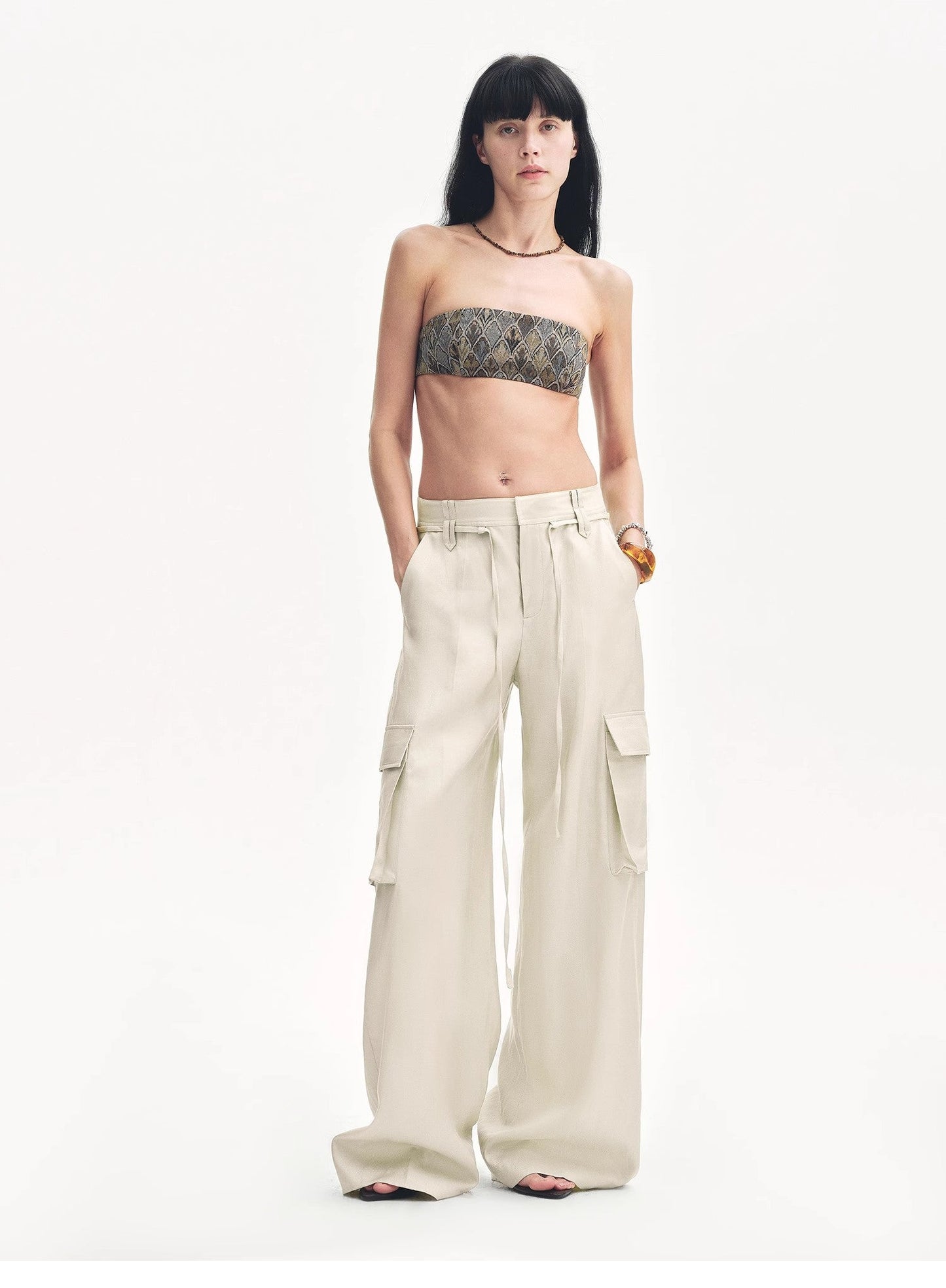 Rhythm in the Same Frequency Tencel Linen Pants