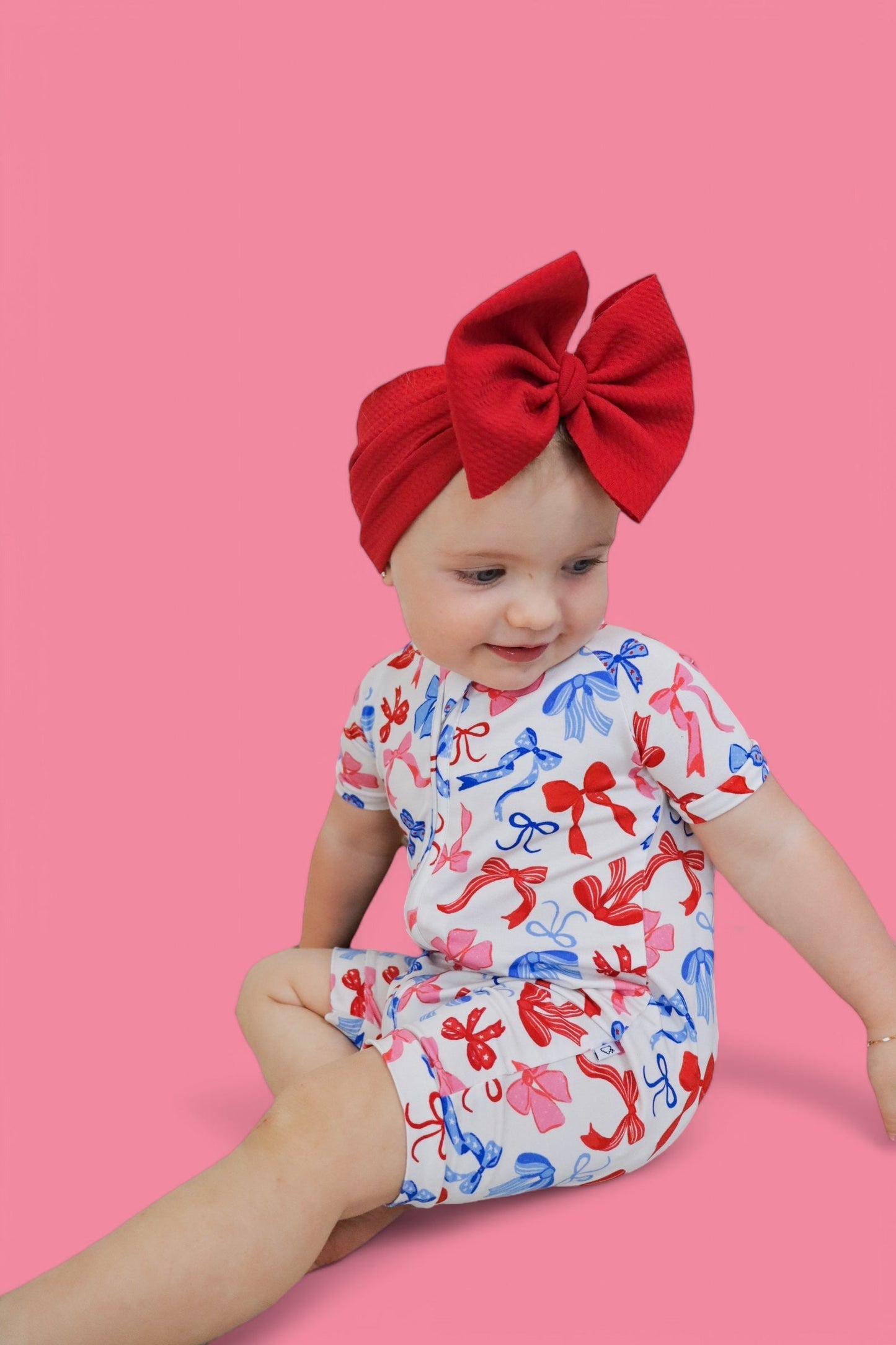 RED, WHITE AND BOWS DREAM SHORTIE
