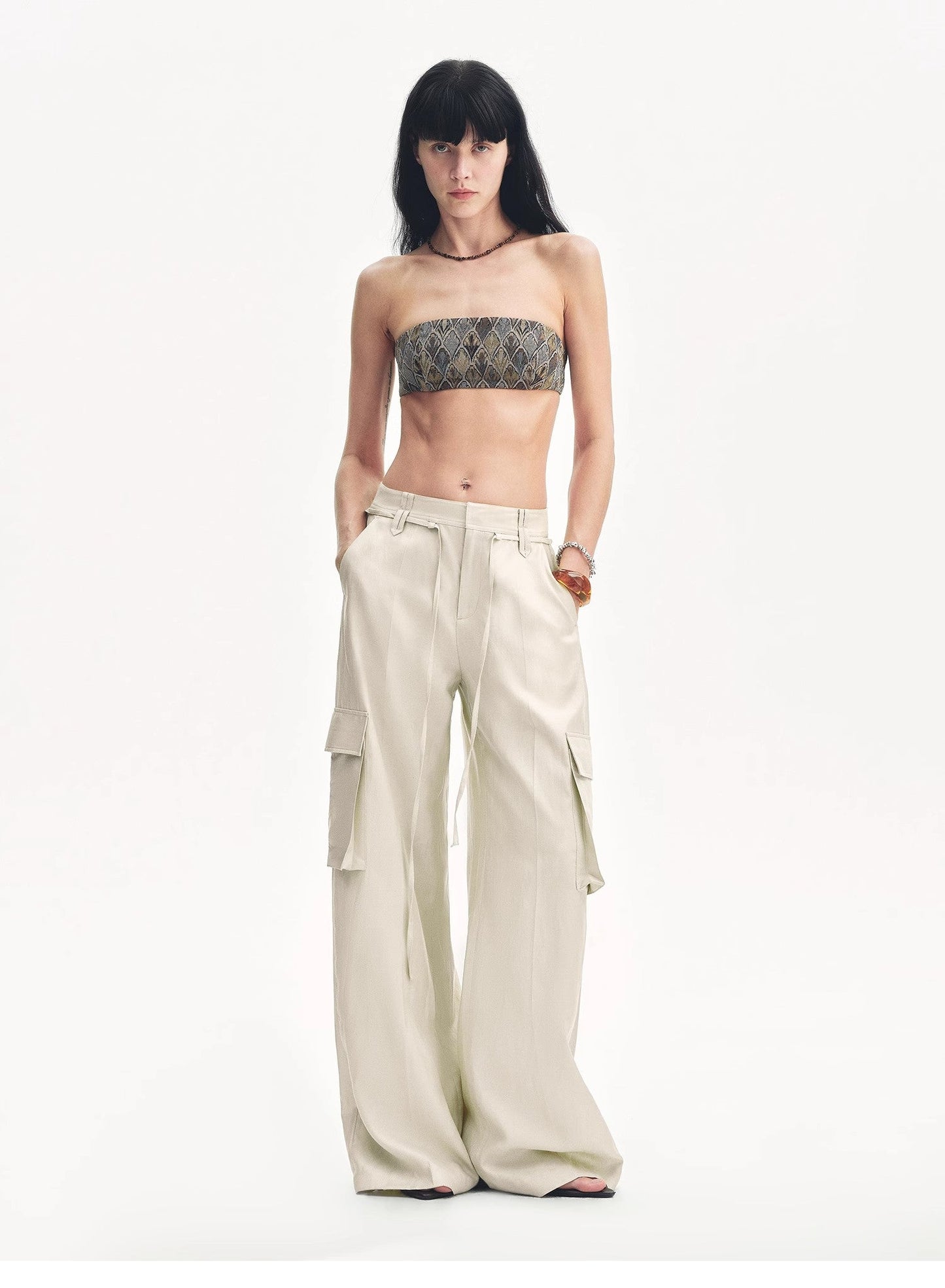 Rhythm in the Same Frequency Tencel Linen Pants