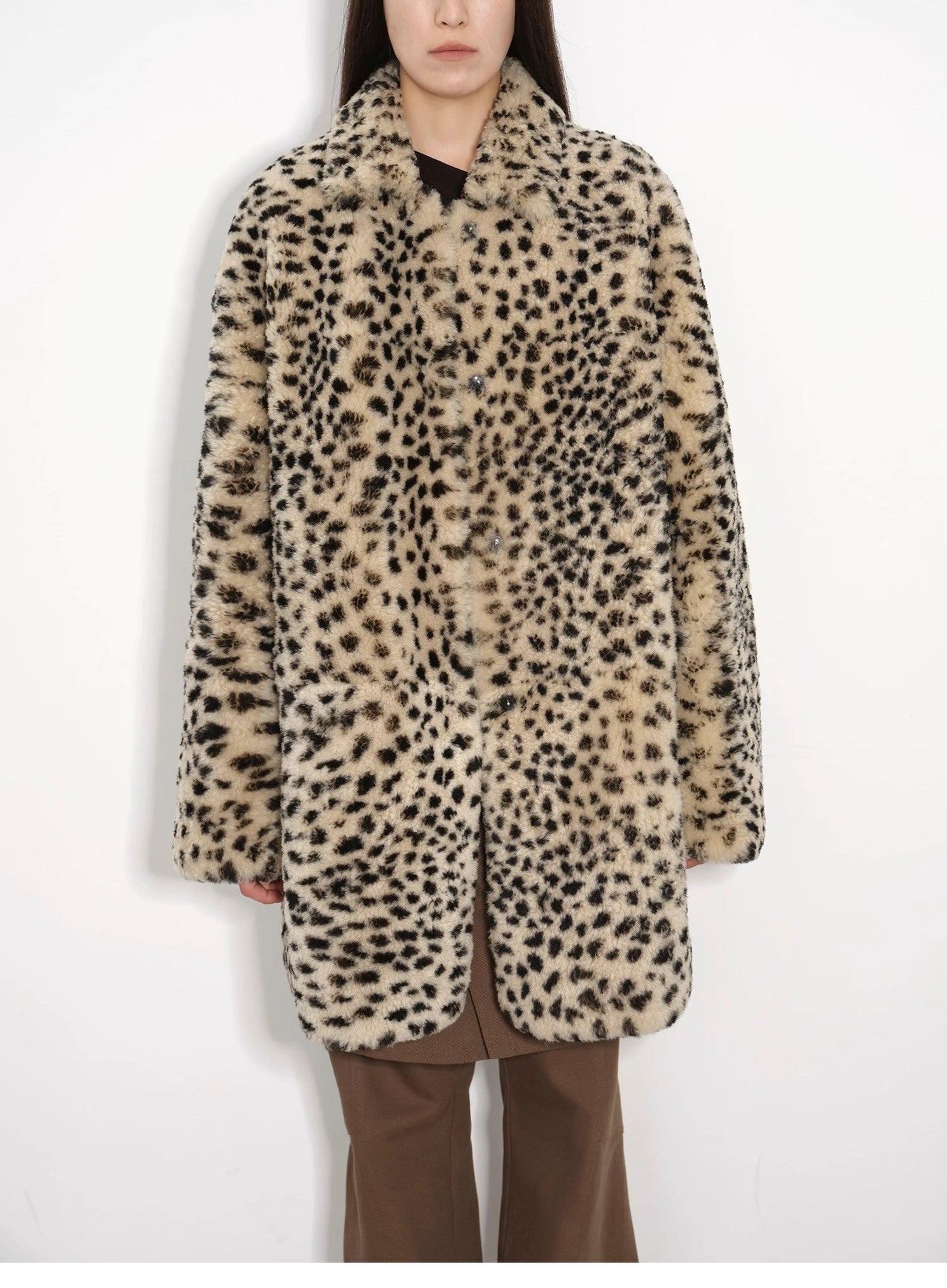 Leopard Print Sniper Coat